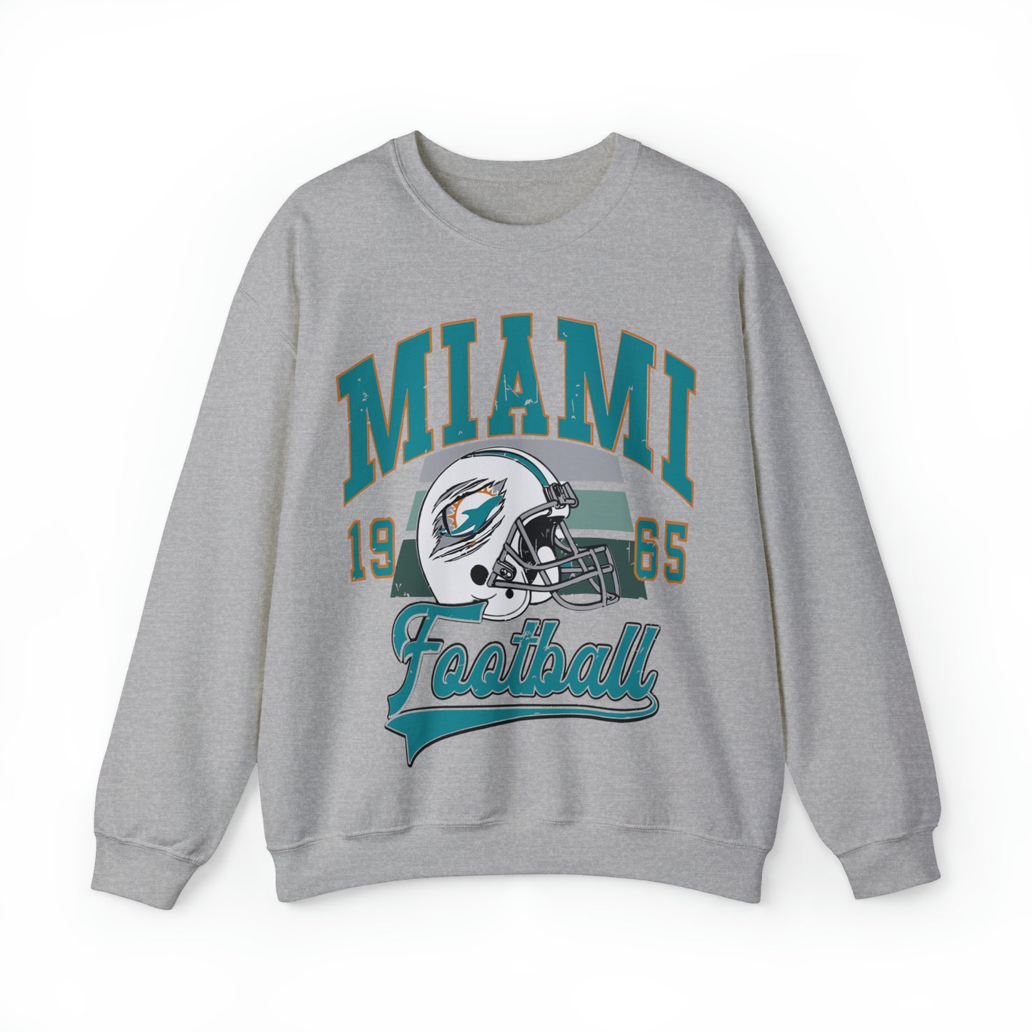 Miami Football  - Unisex Heavy Blend™ Crewneck Sweatshirt