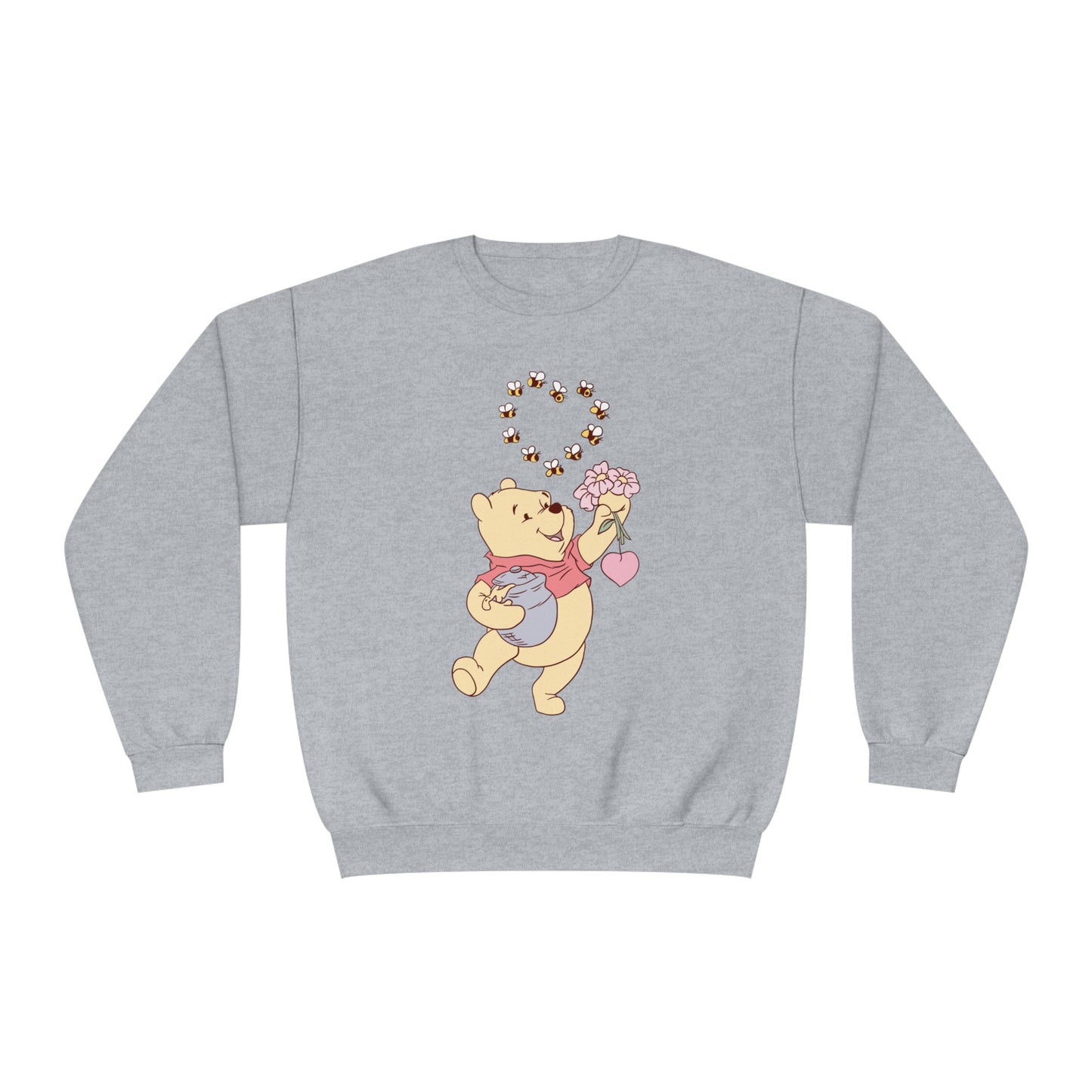 Honey Bee Heart - Unisex NuBlend® Crewneck Sweatshirt