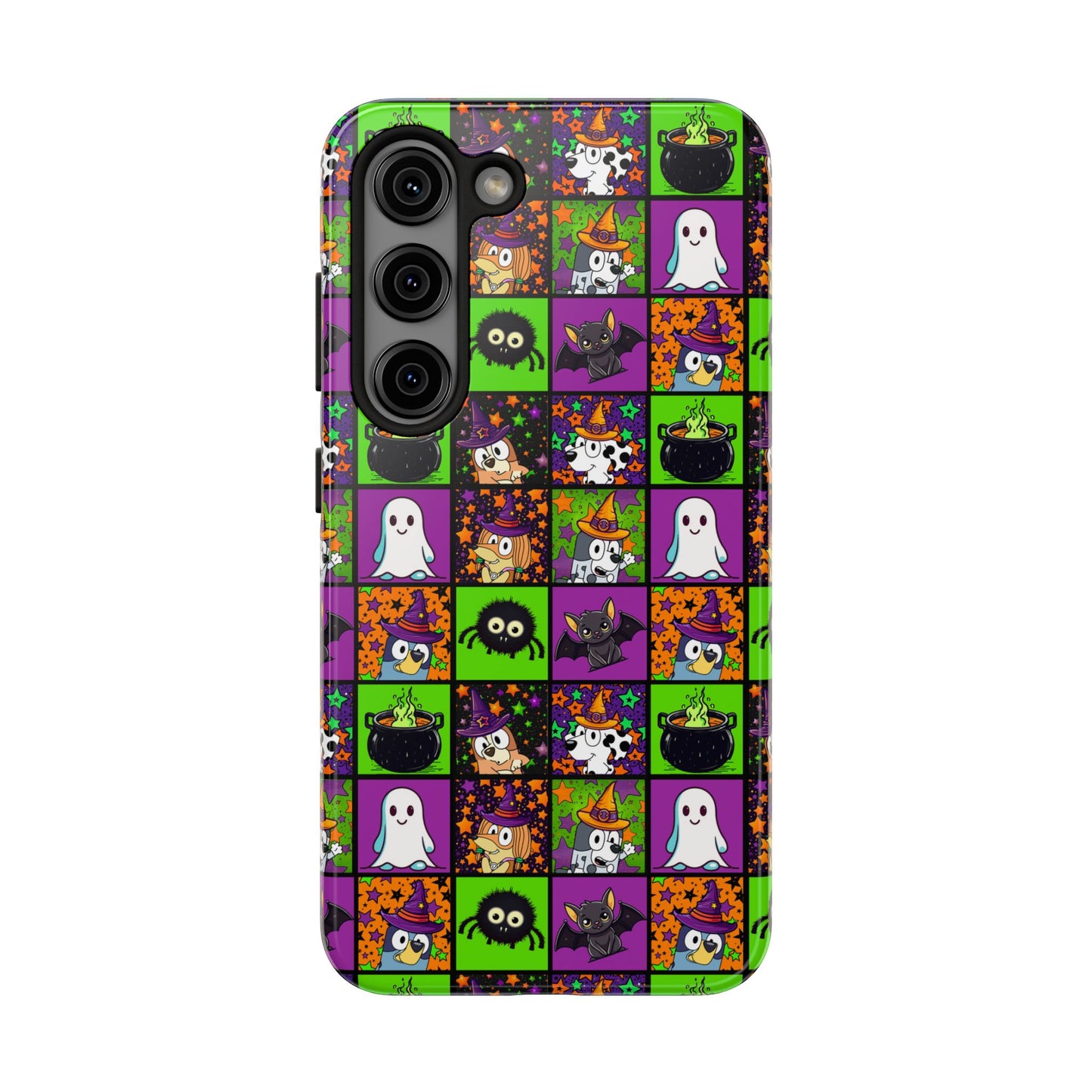 Blue Pup Halloween -  Tough Phone Cases