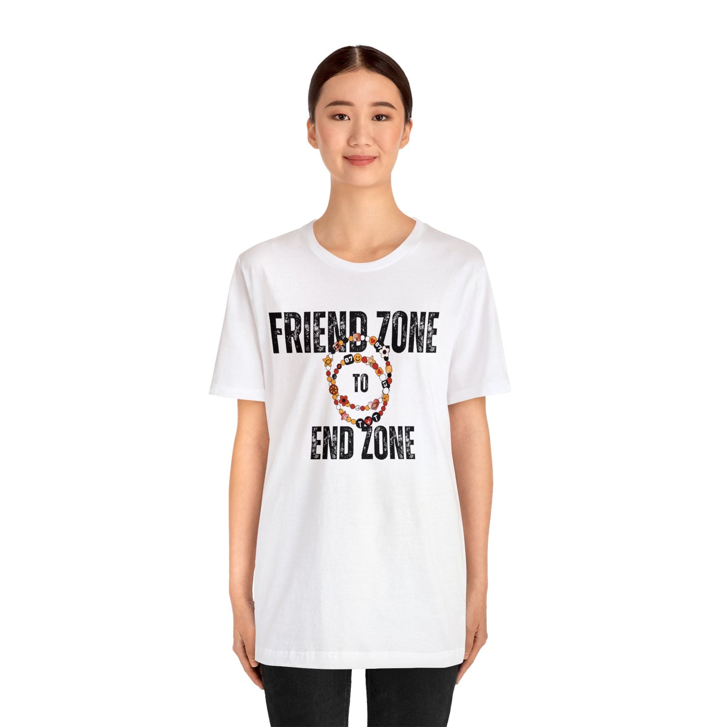 Friend Zone To The End Zone - Unisex Jersey Short Sleeve Tee