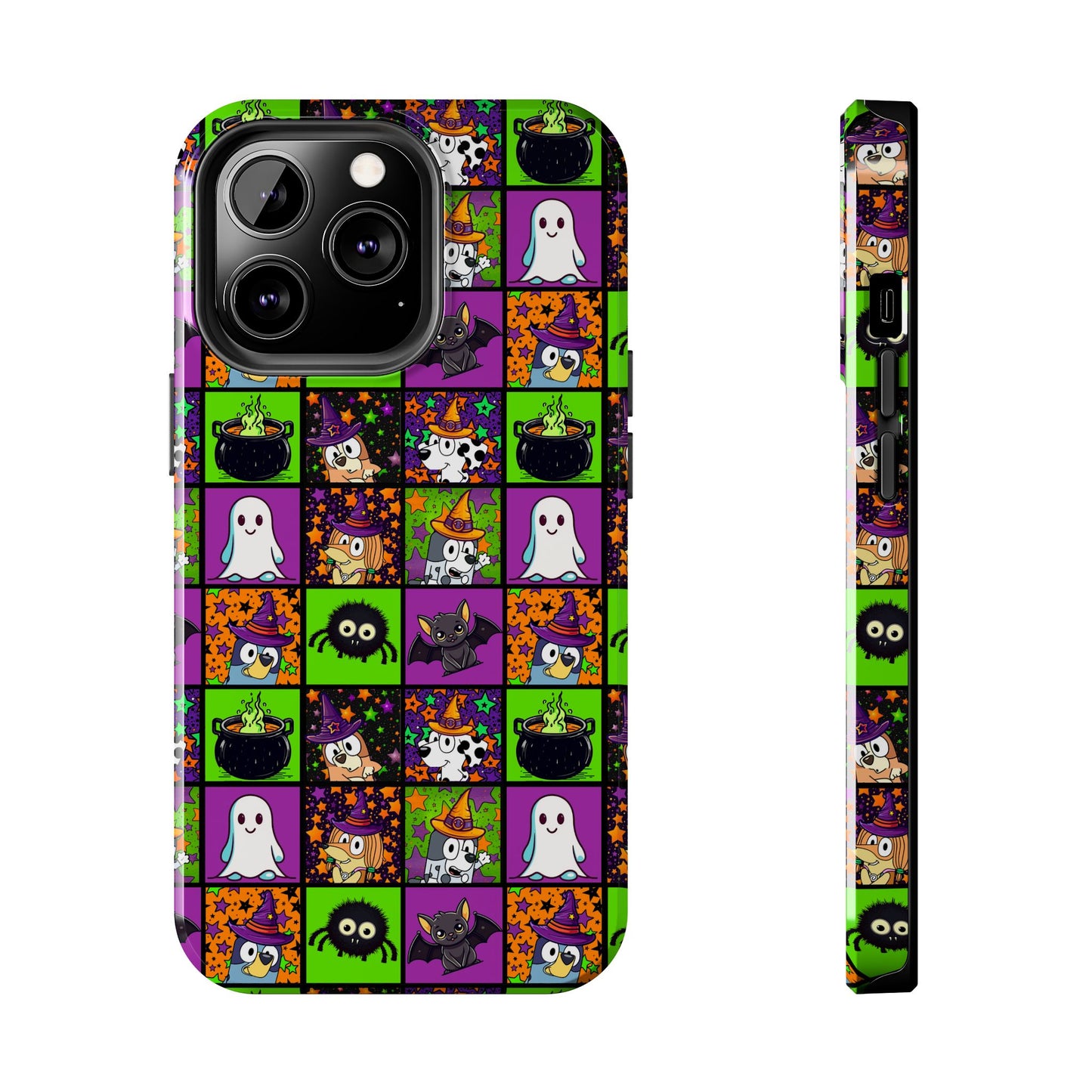 Blue Pup Halloween -  Tough Phone Cases