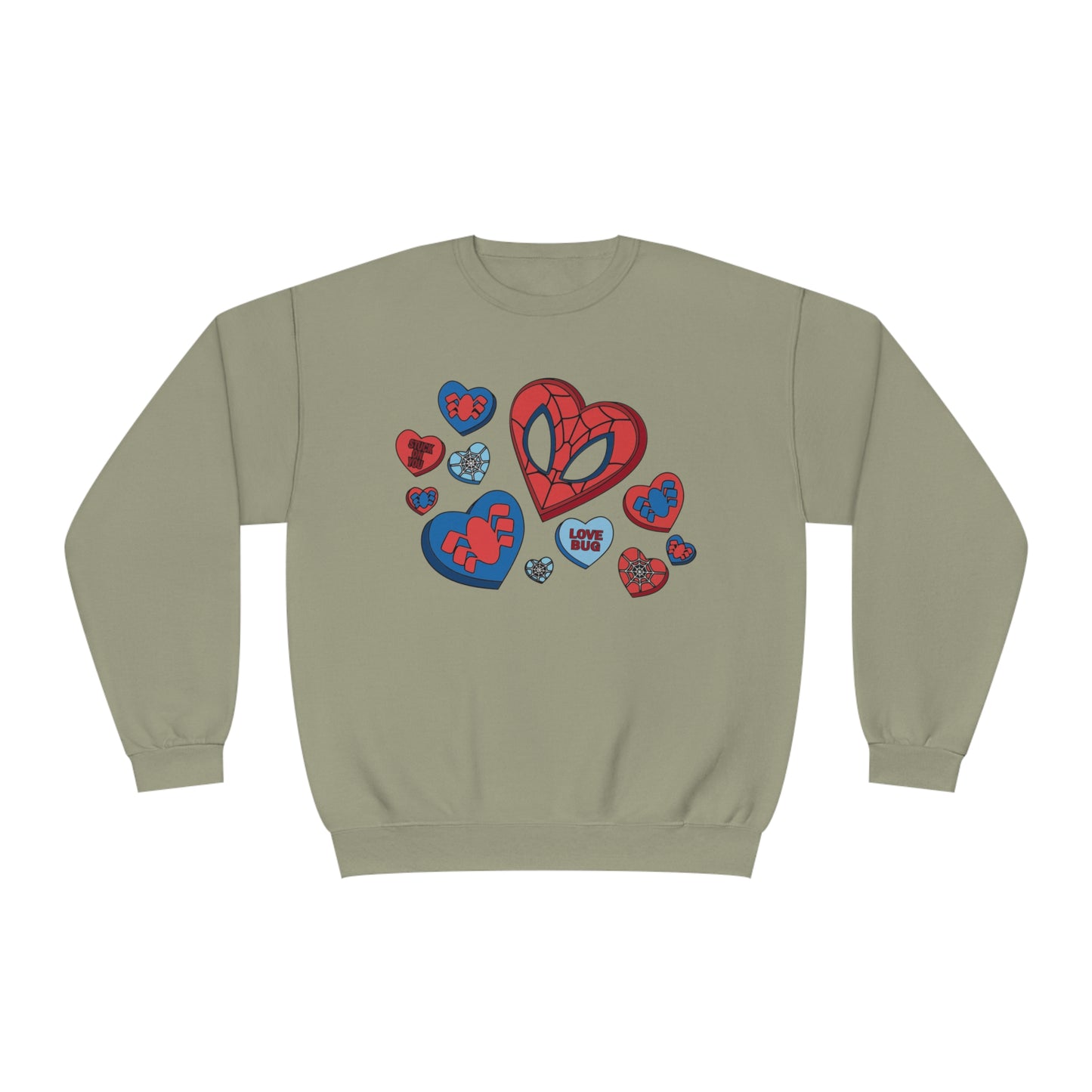 Spidey Hearts - Unisex NuBlend® Crewneck Sweatshirt