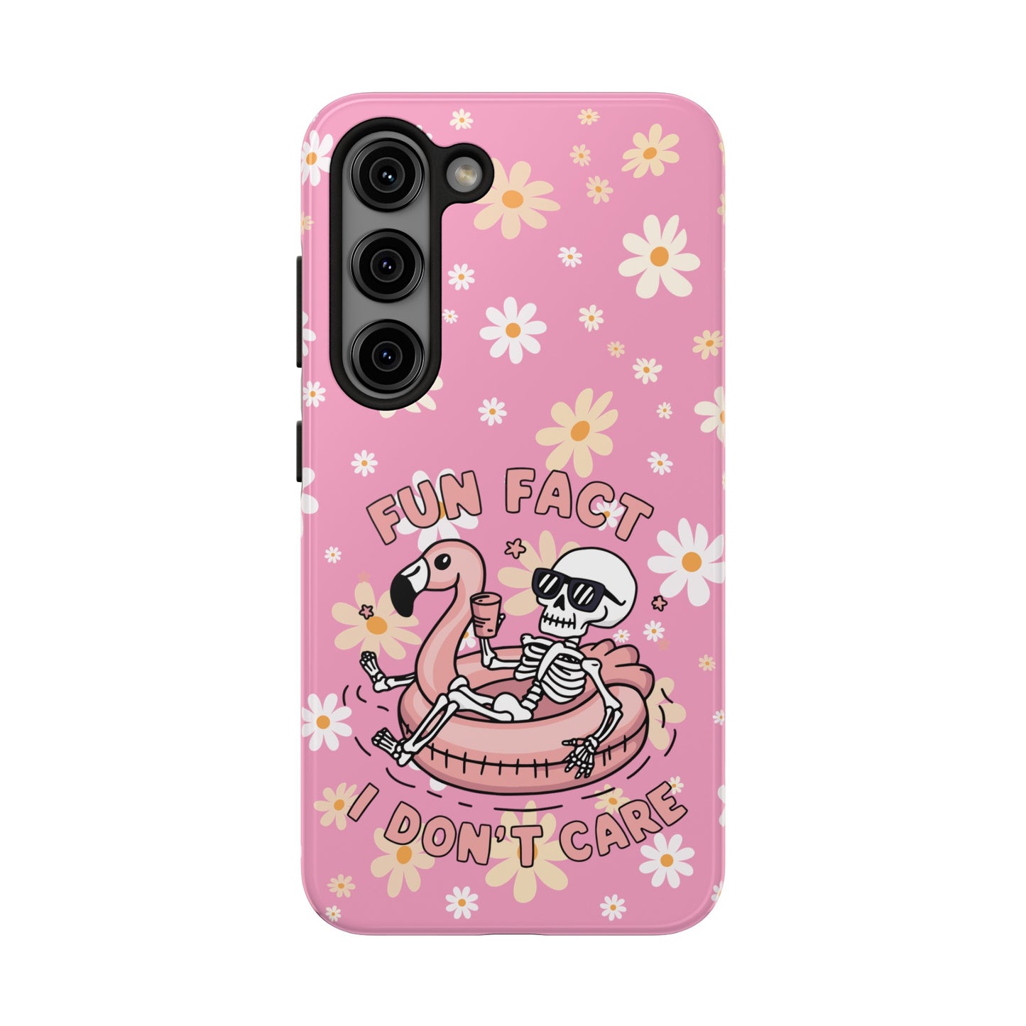 Fun Face I Dont Care  - Tough Phone Cases