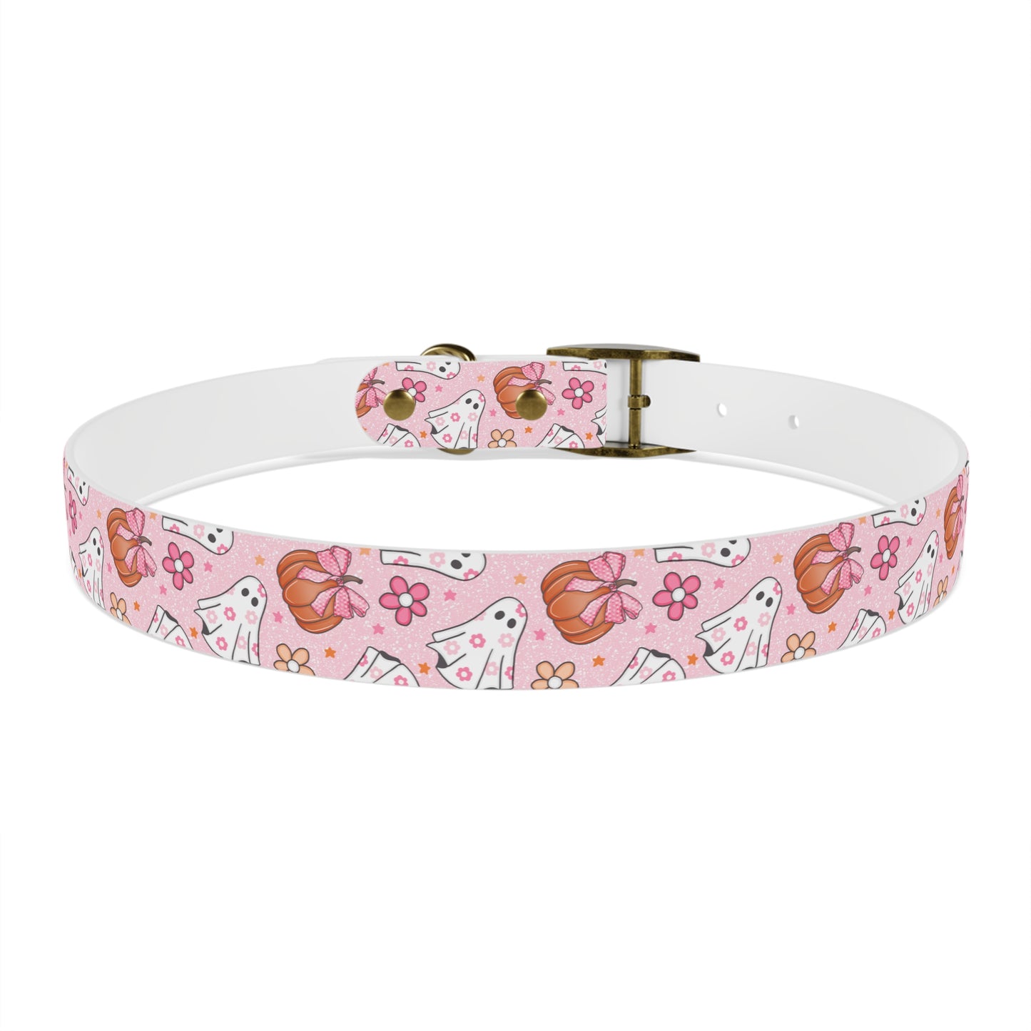 Pink Ghost  - Dog Collar