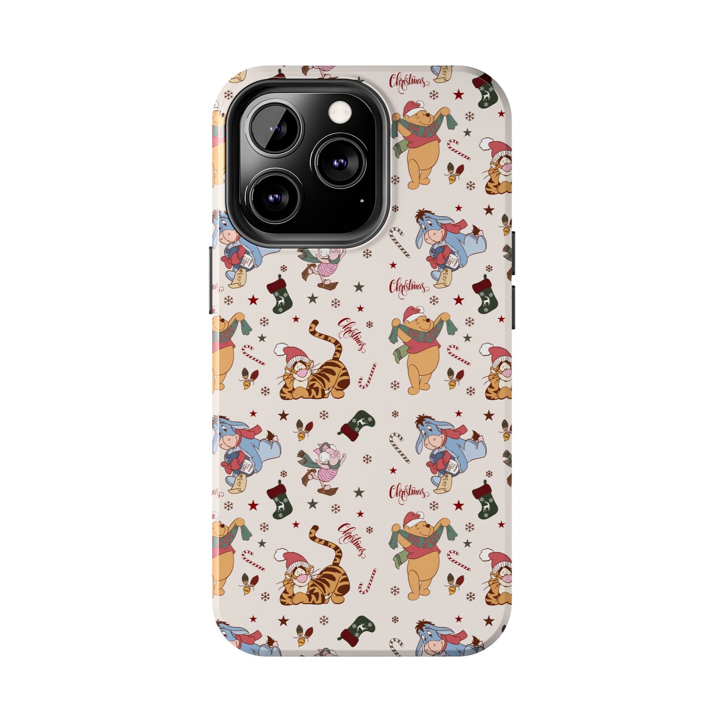 100 Acre Woods Christmas  -  Tough Phone Cases