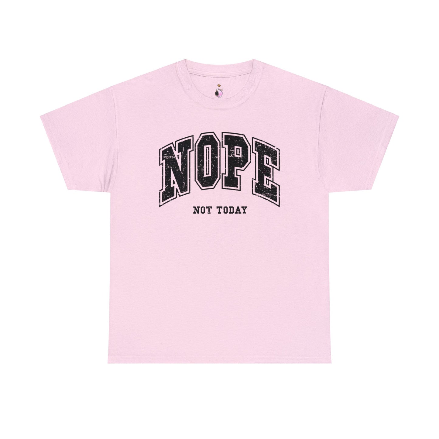 Nope, not today - Unisex Heavy Cotton Tee