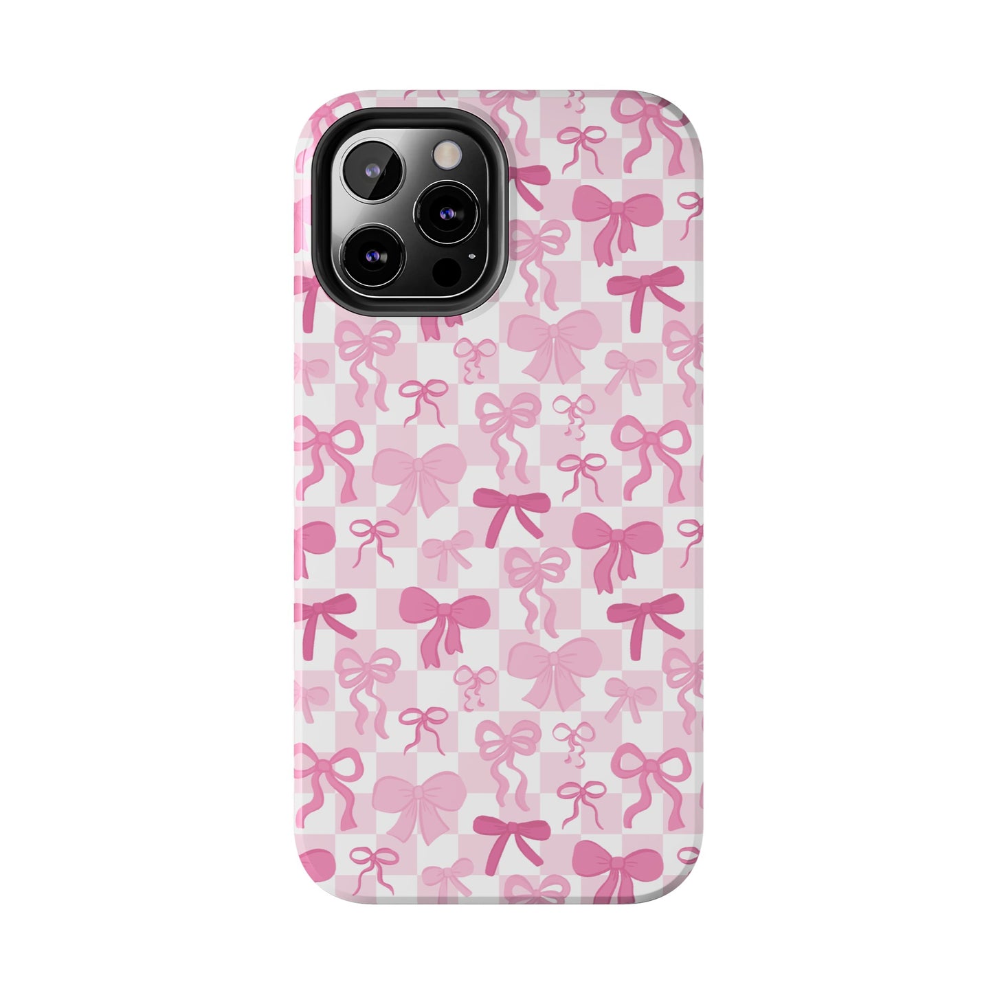 Coquette Pink Bow Girly - Tough Phone Cases