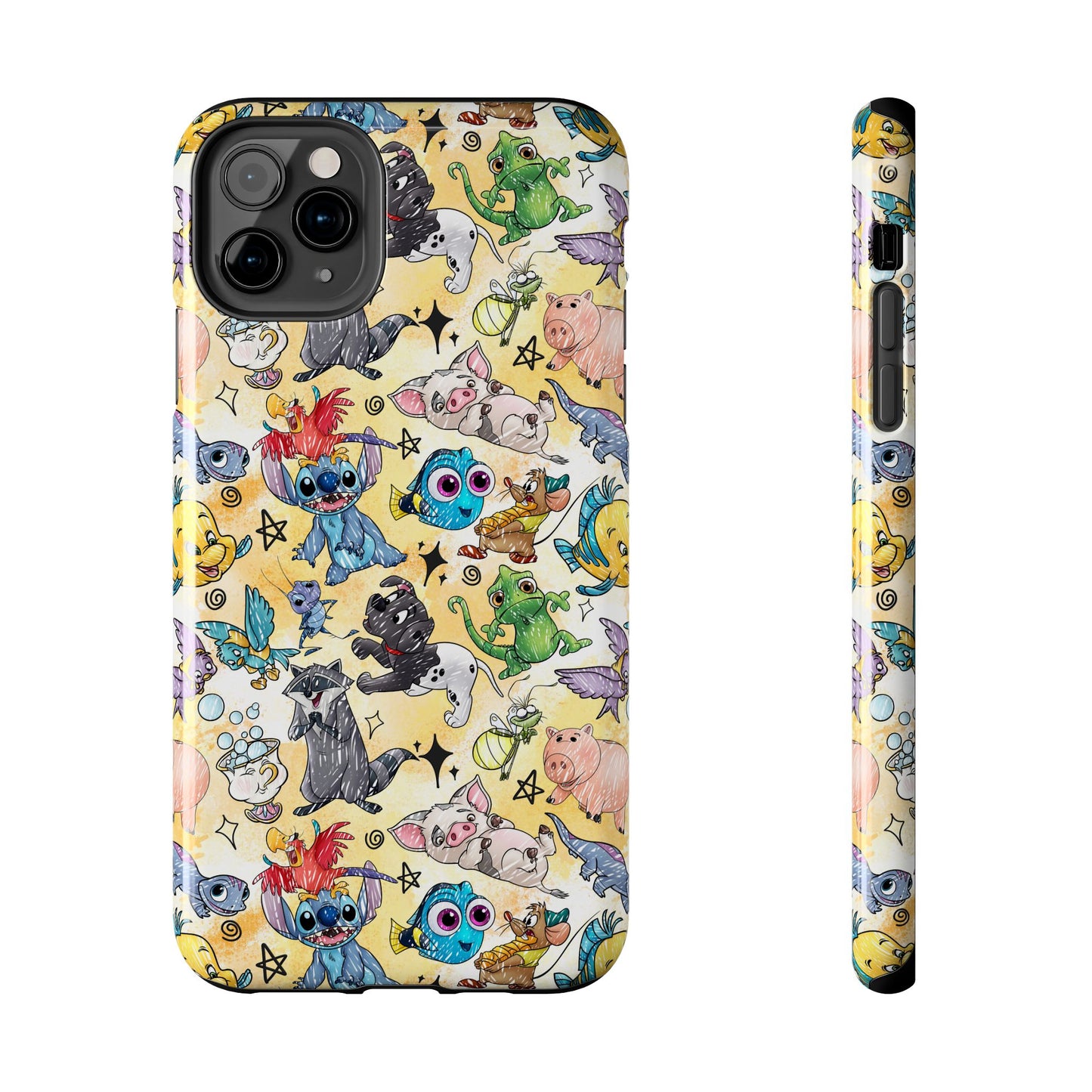 Sketch Pals - Yellow - Tough Phone Cases