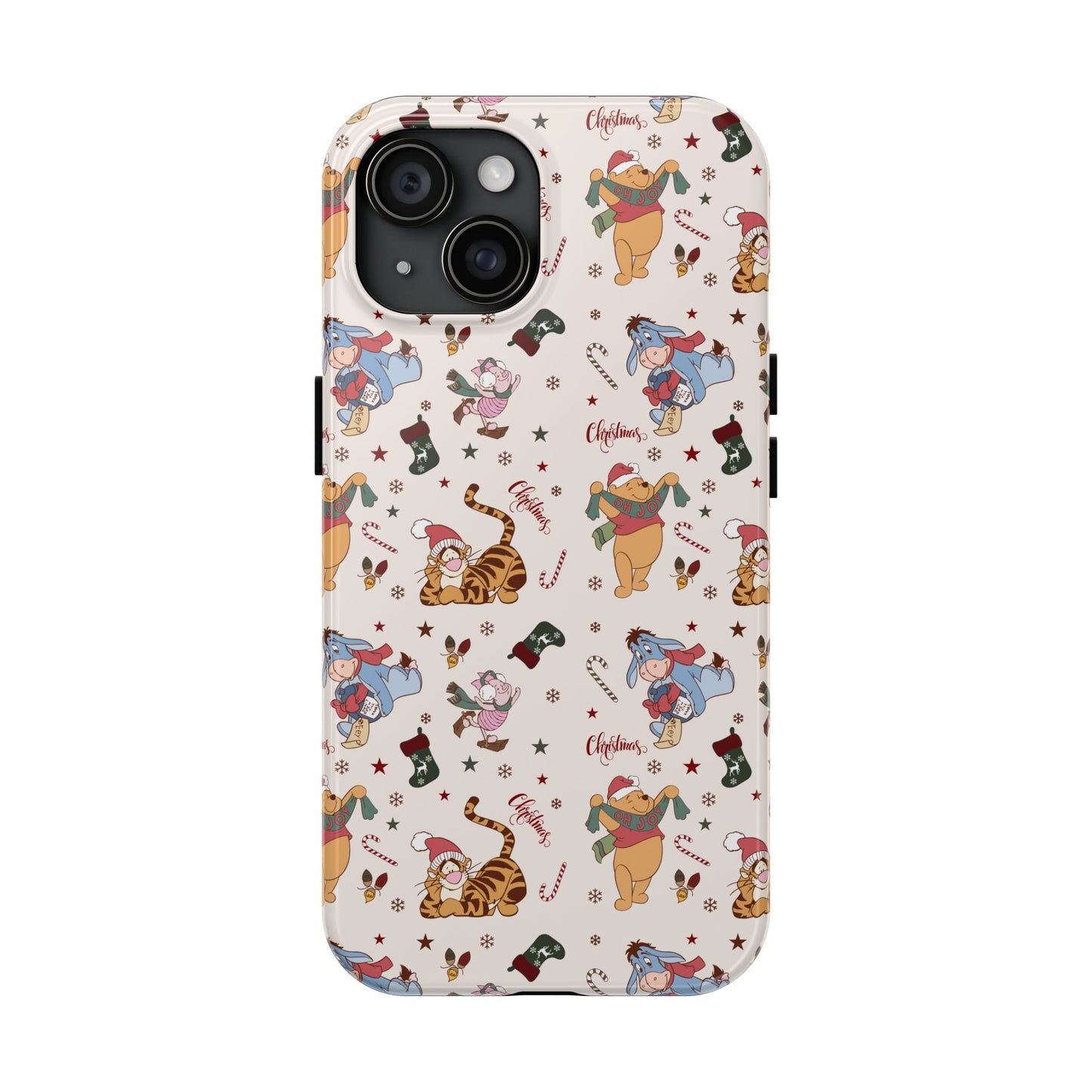 100 Acre Woods Christmas  -  Tough Phone Cases