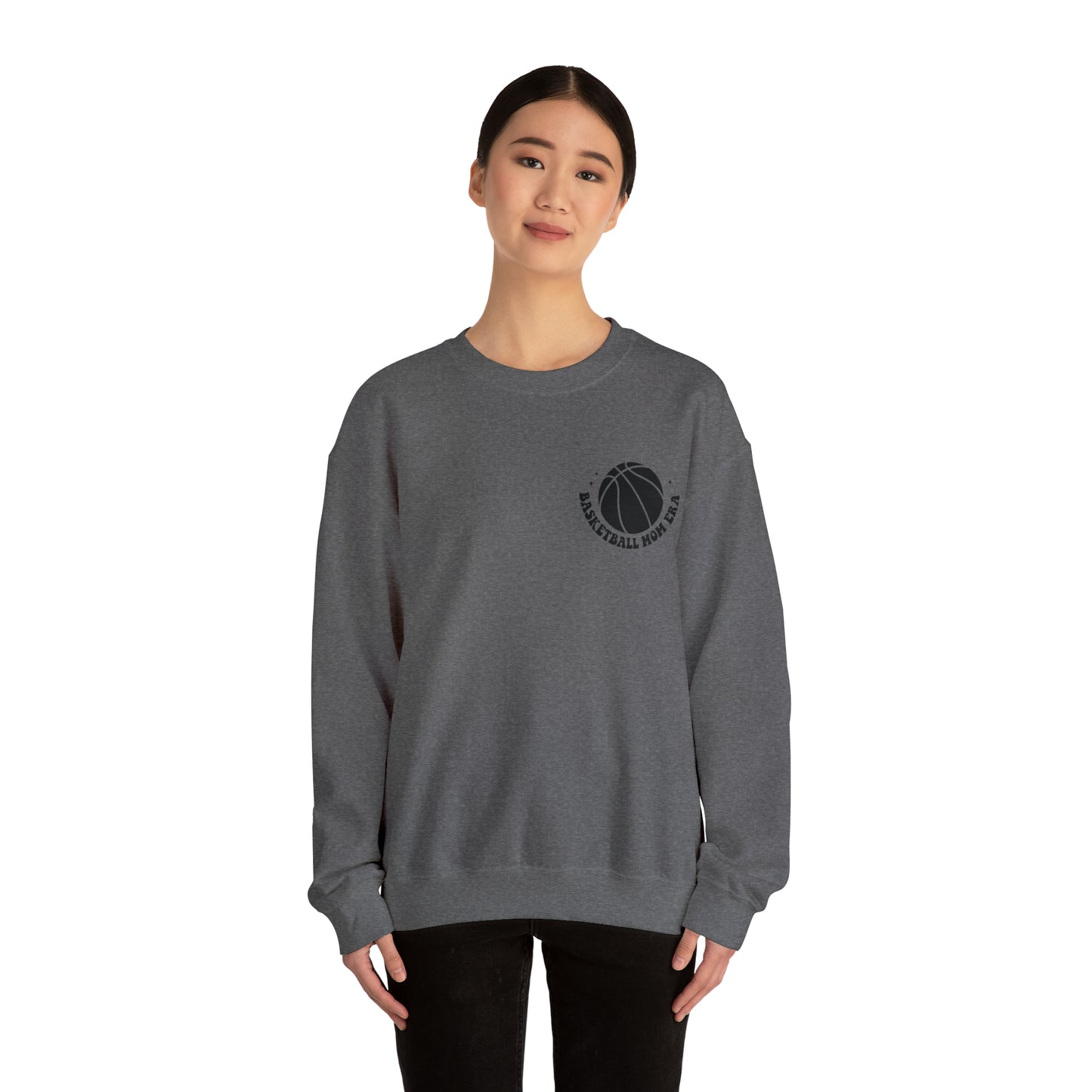 Basketball Mom Era - Unisex Heavy Blend™ Crewneck Sweatshirt