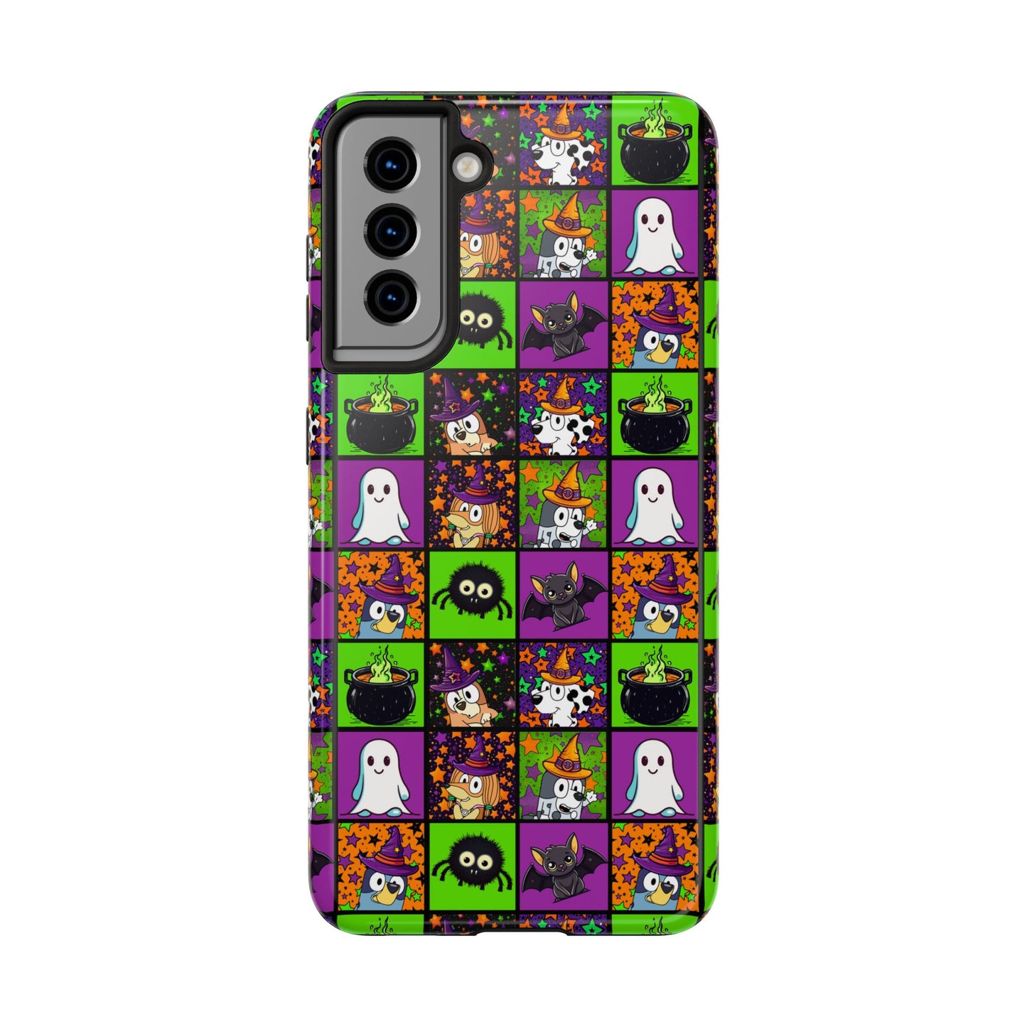 Blue Pup Halloween -  Tough Phone Cases