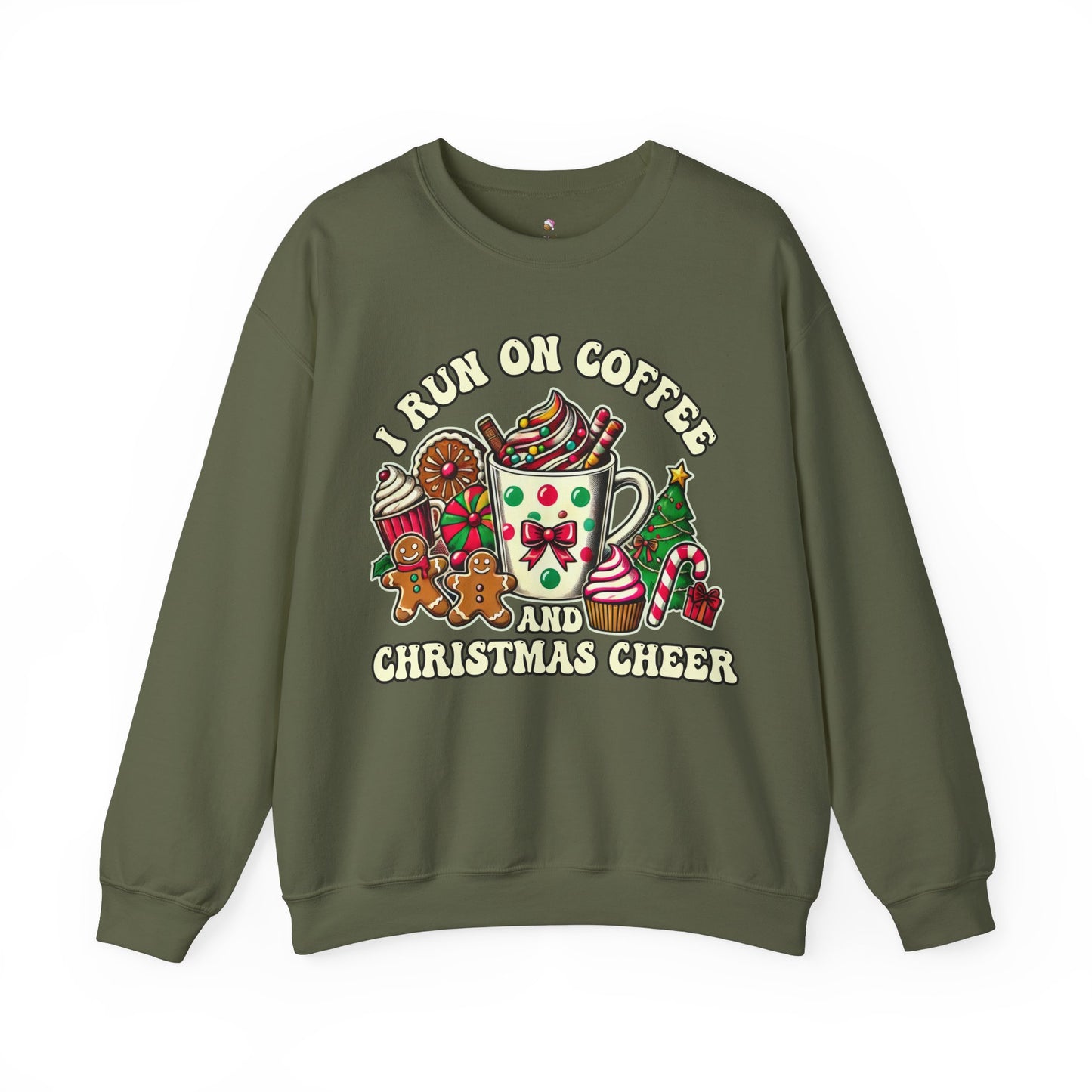 Coffee And Christmas Cheer Christmas Sweatshirt