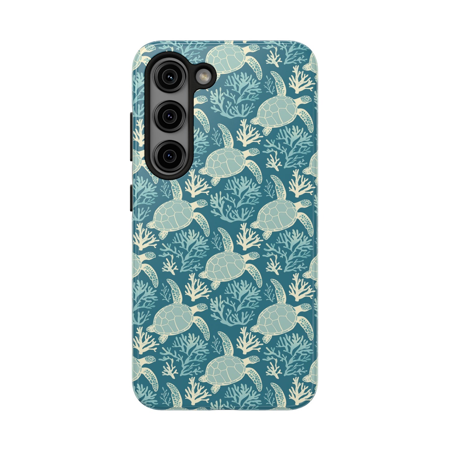 Blue Sea Turtle  - Tough Phone Cases