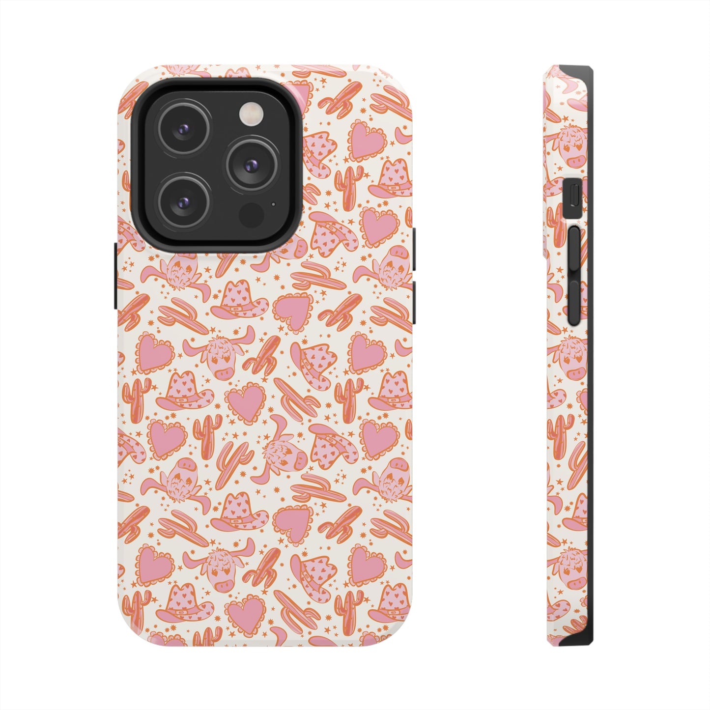 Pink Western Cowgirl  - Tough Phone Cases