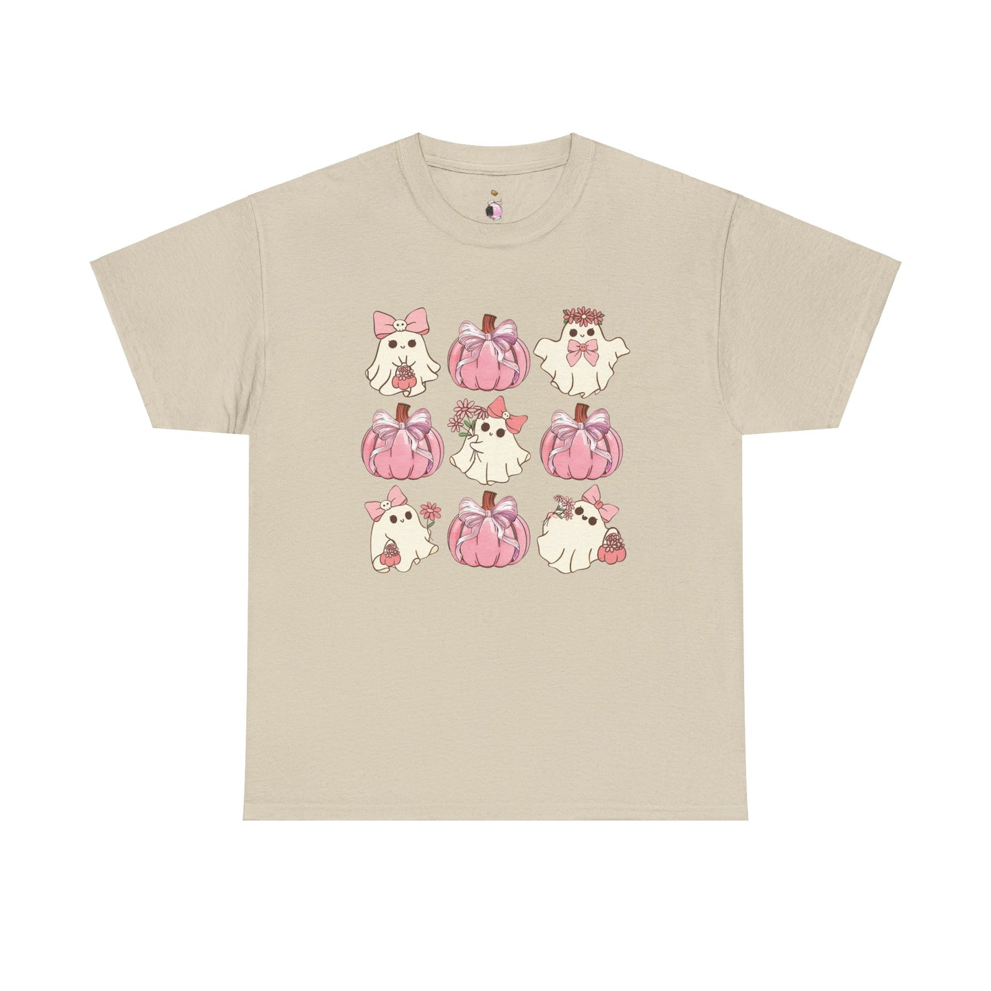 Pretty In Pink Ghosts  - Unisex Heavy Cotton Tee