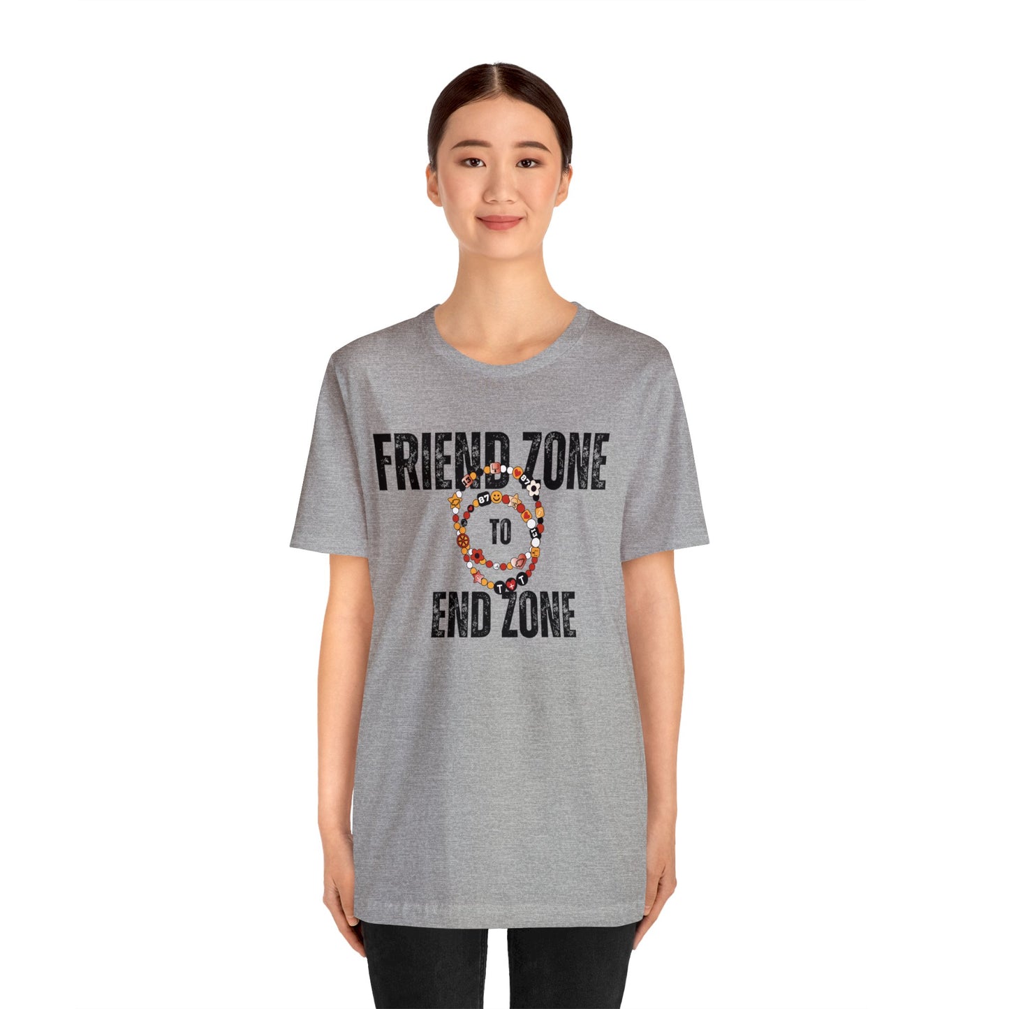 Friend Zone To The End Zone - Unisex Jersey Short Sleeve Tee