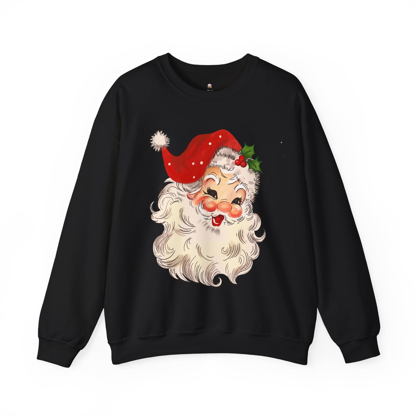 Blushing Santa Christmas Sweatshirt