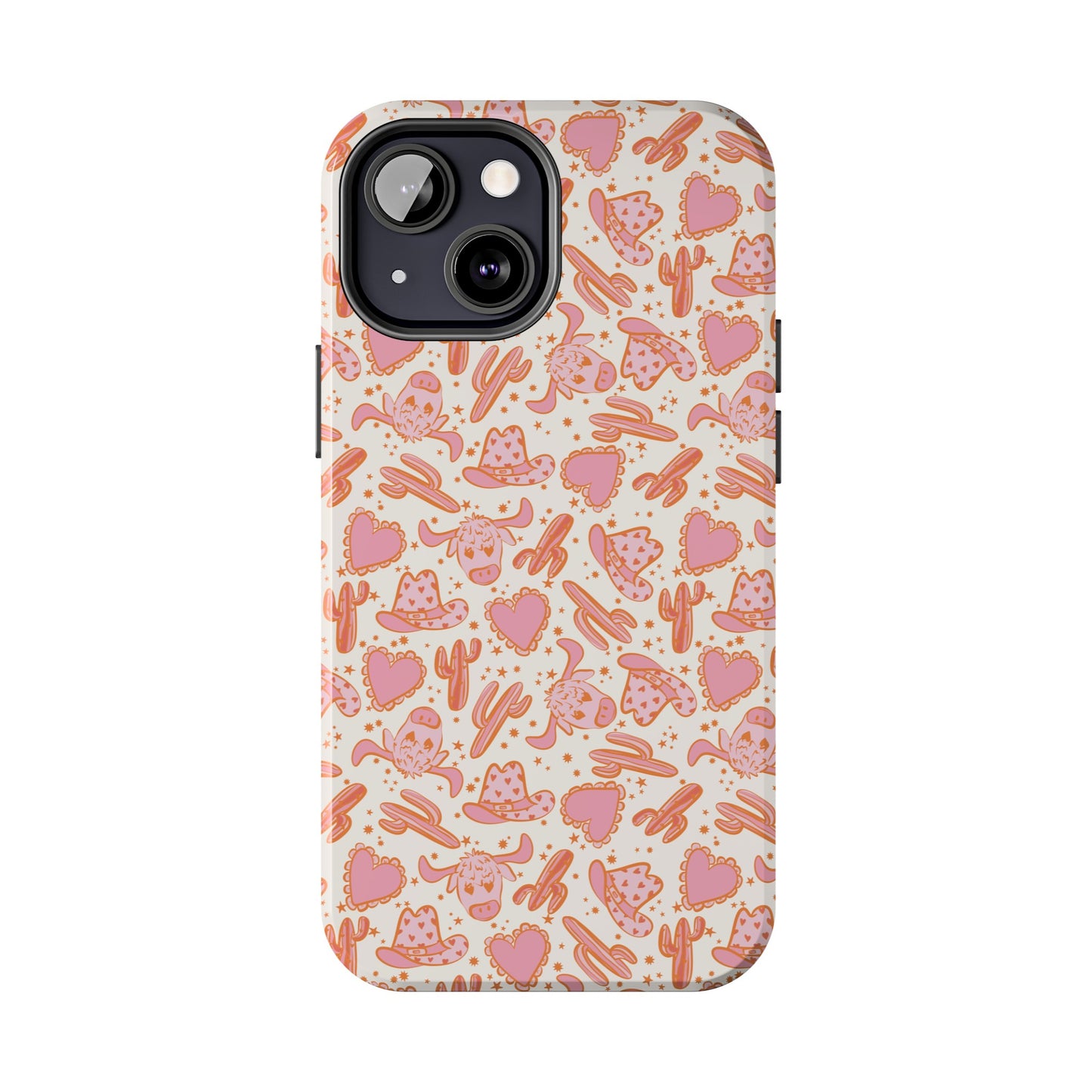 Pink Western Cowgirl  - Tough Phone Cases