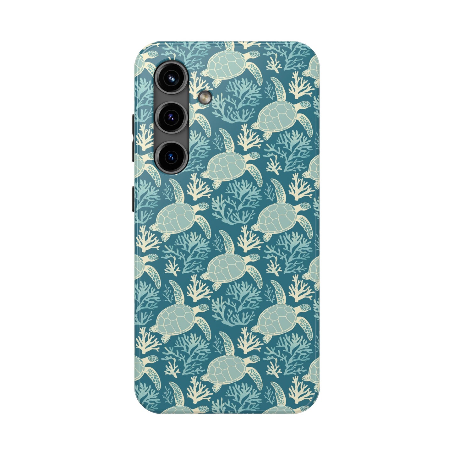 Blue Sea Turtle  - Tough Phone Cases