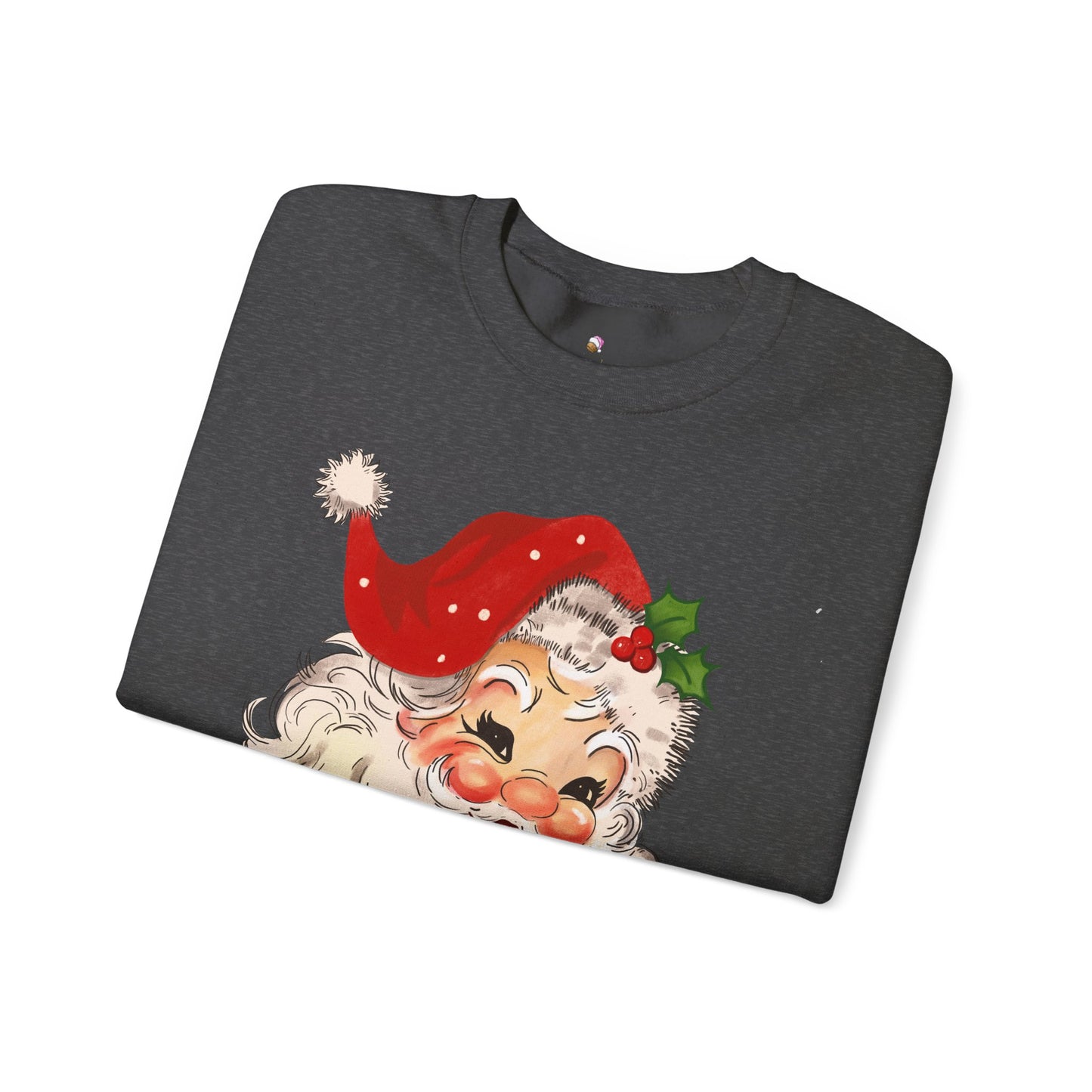 Blushing Santa Christmas Sweatshirt