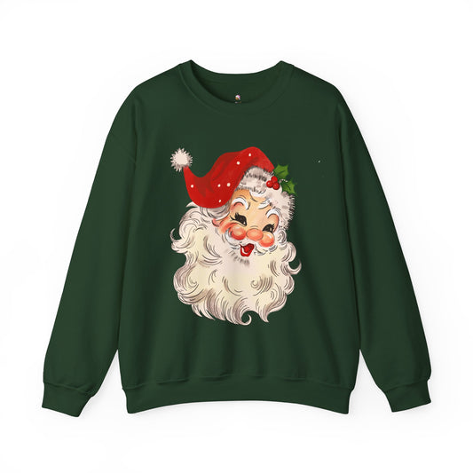 Blushing Santa Christmas Sweatshirt