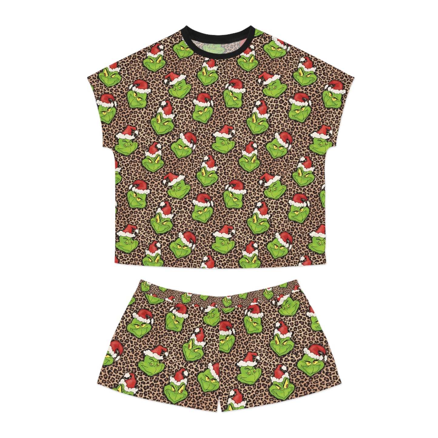 Leopard Grouch - Women's Short Pajama Set