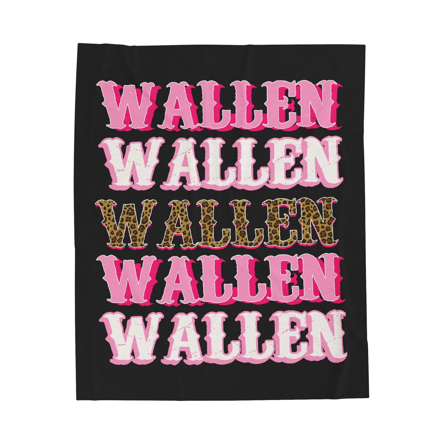 Pink Wallen -  Plush Blanket