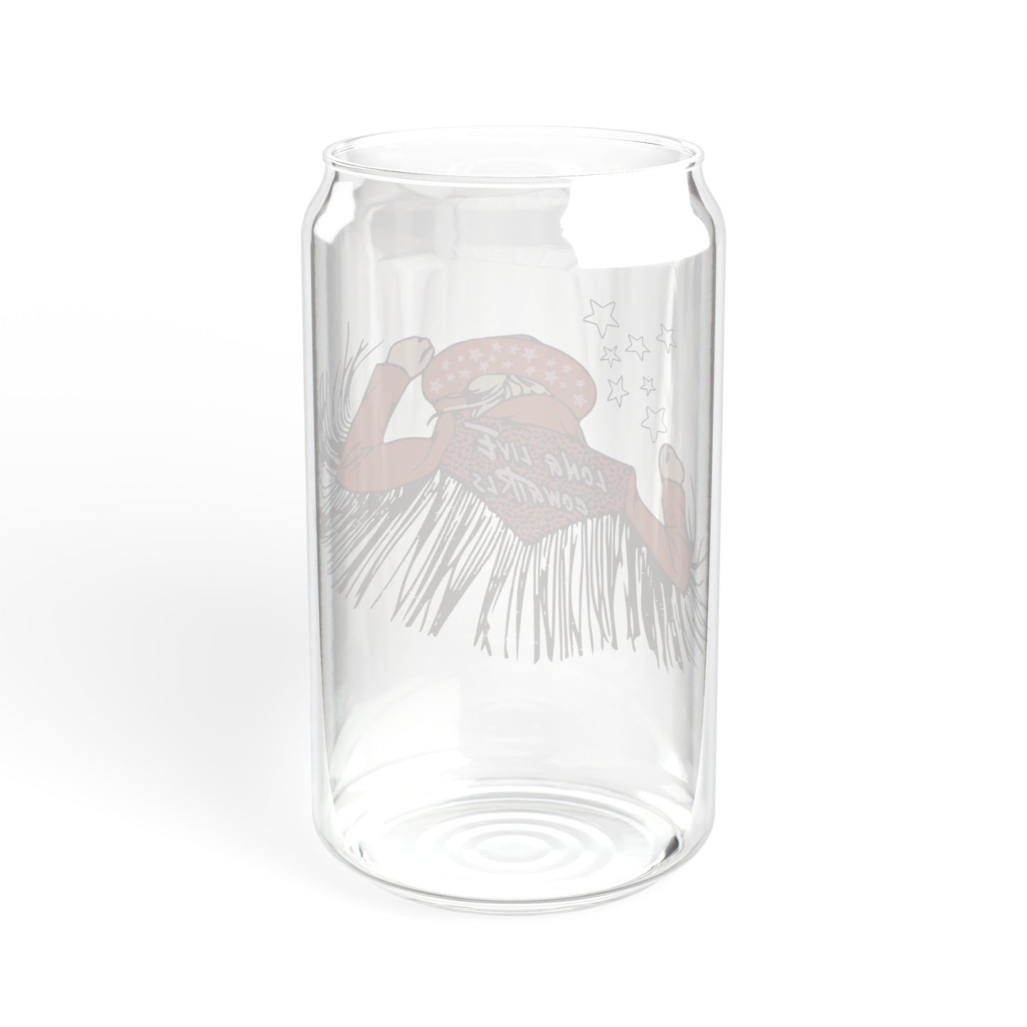 Long Live Cowgirls Fringe - Sipper Glass, 16oz