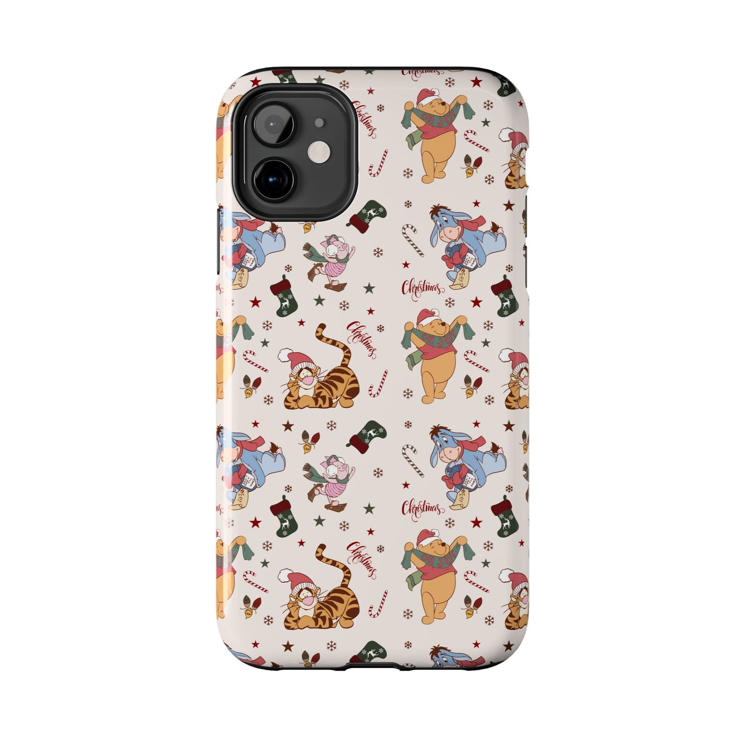 100 Acre Woods Christmas  -  Tough Phone Cases