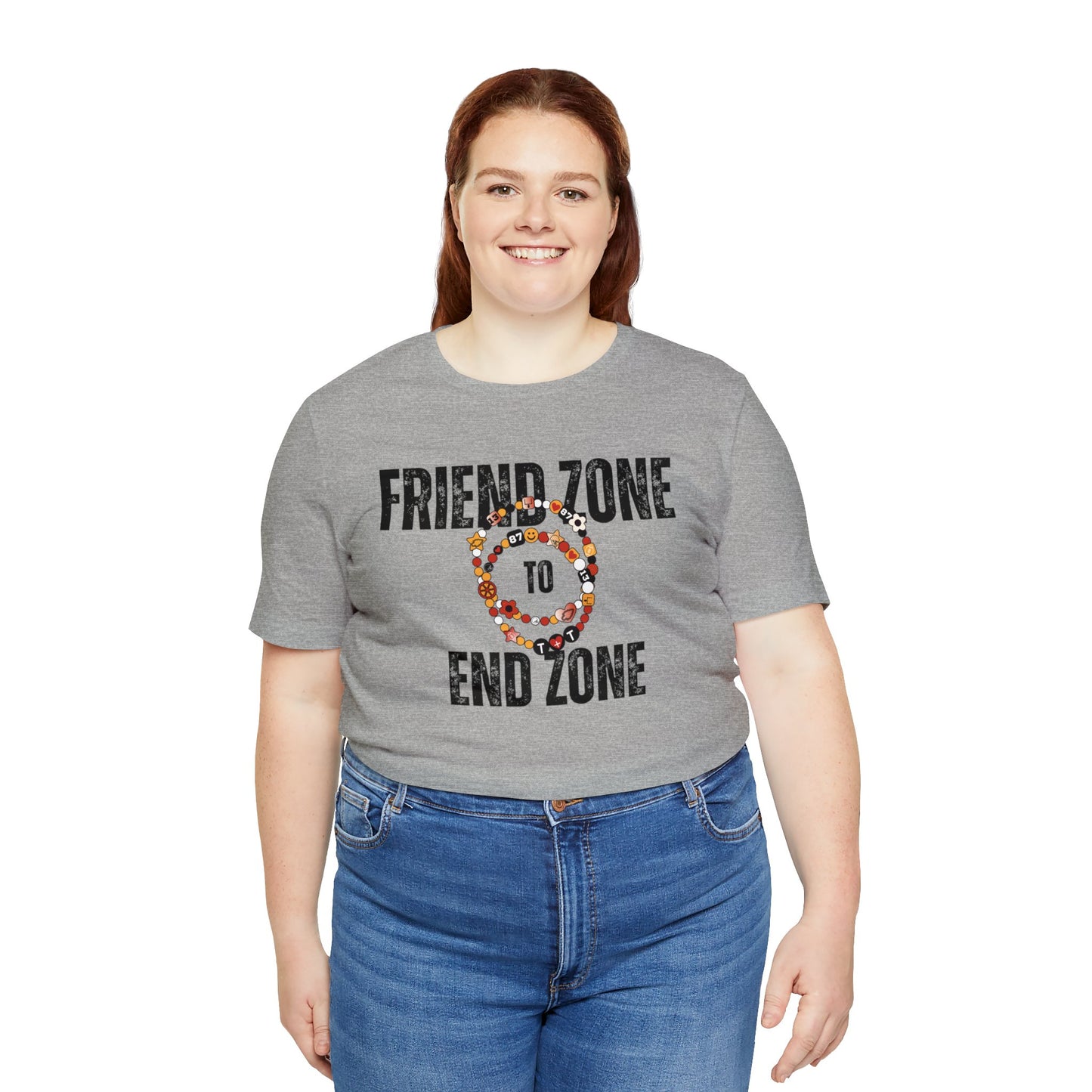 Friend Zone To The End Zone - Unisex Jersey Short Sleeve Tee