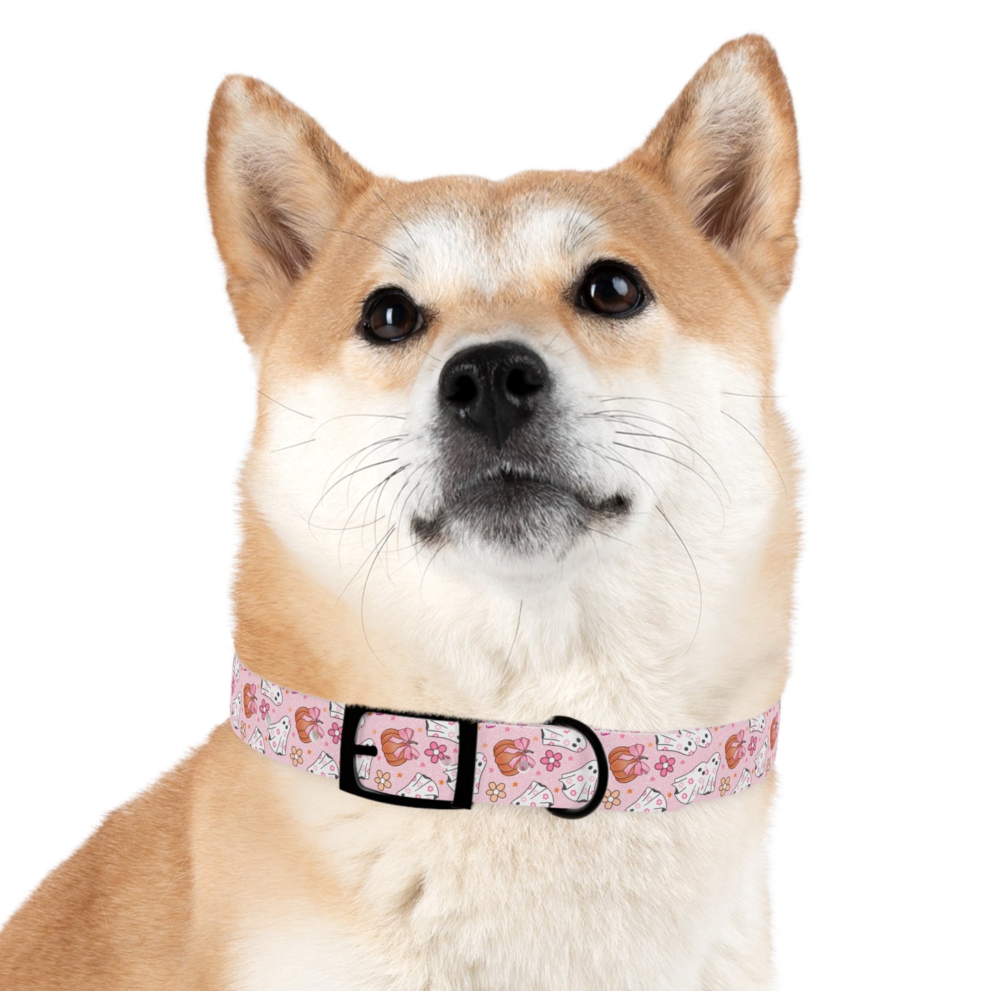 Pink Ghost  - Dog Collar