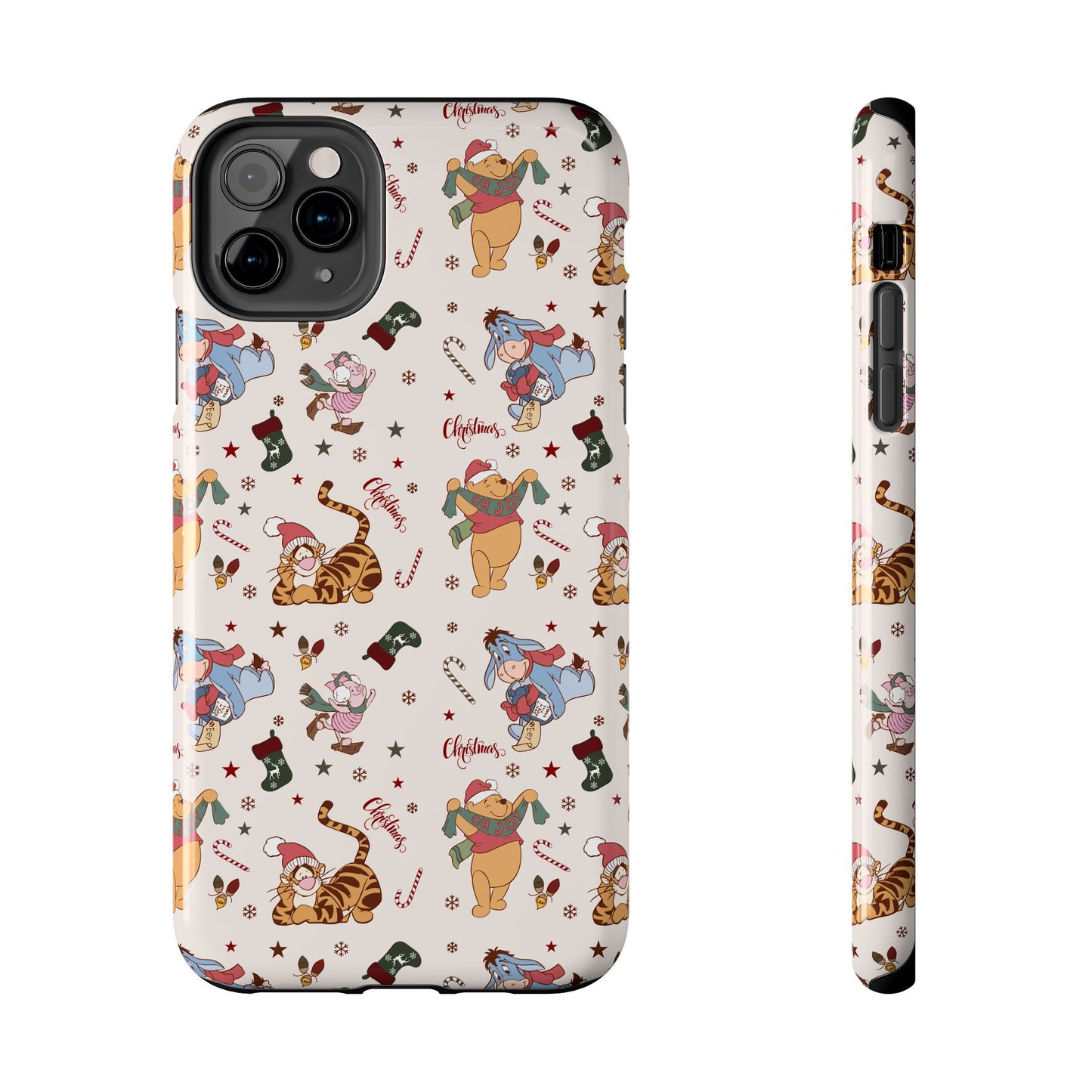 100 Acre Woods Christmas  -  Tough Phone Cases