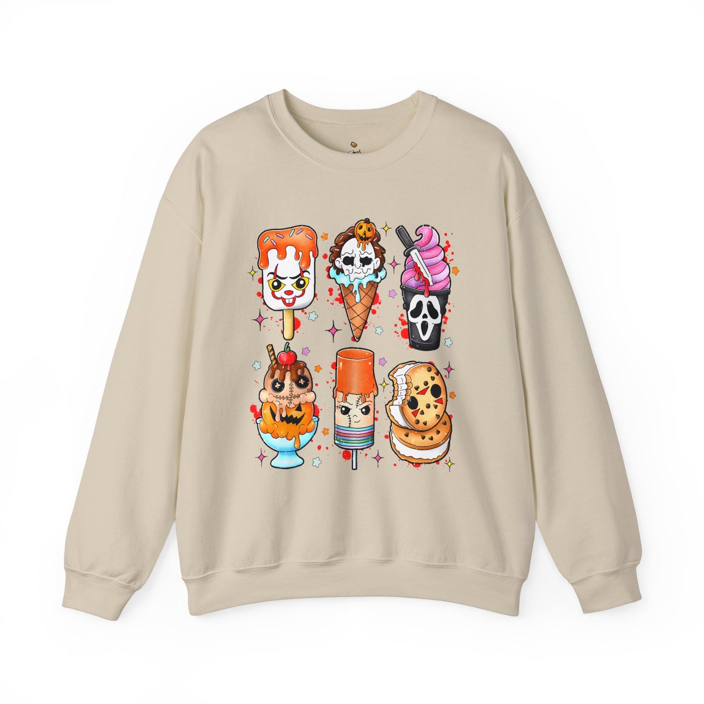 Horror Ice Cream - Unisex Heavy Blend™ Crewneck Sweatshirt