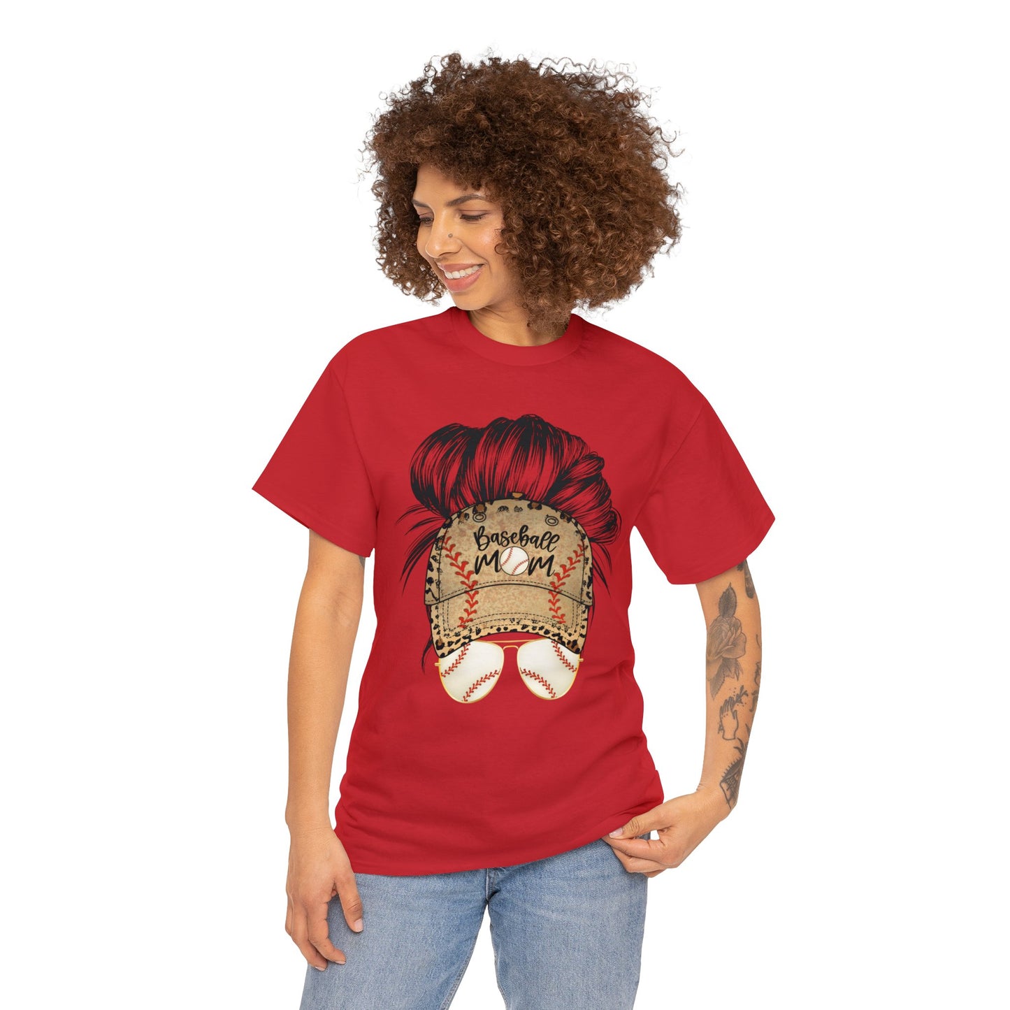 Baseball Mom - Unisex Heavy Cotton Tee