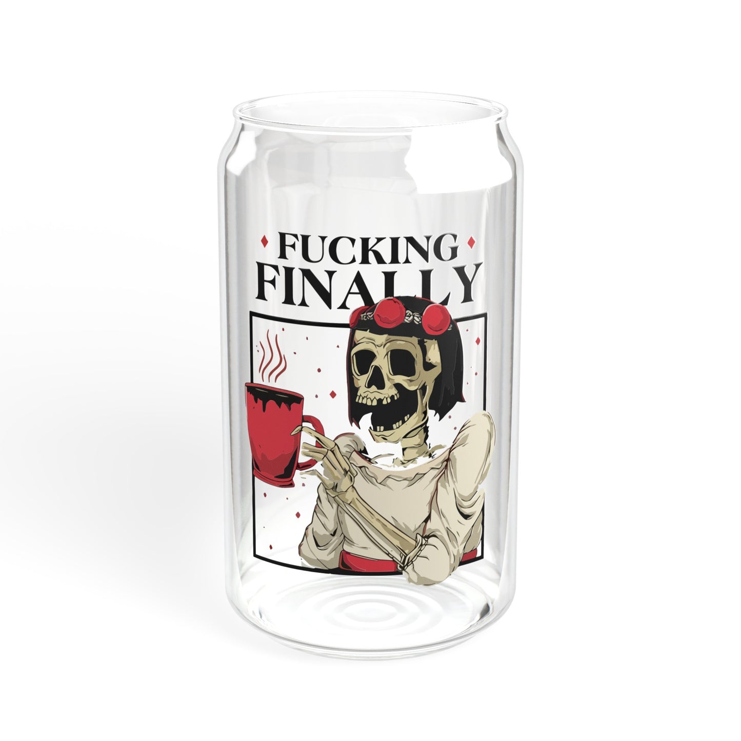 F-ing Finally Bride - Sipper Glass, 16oz