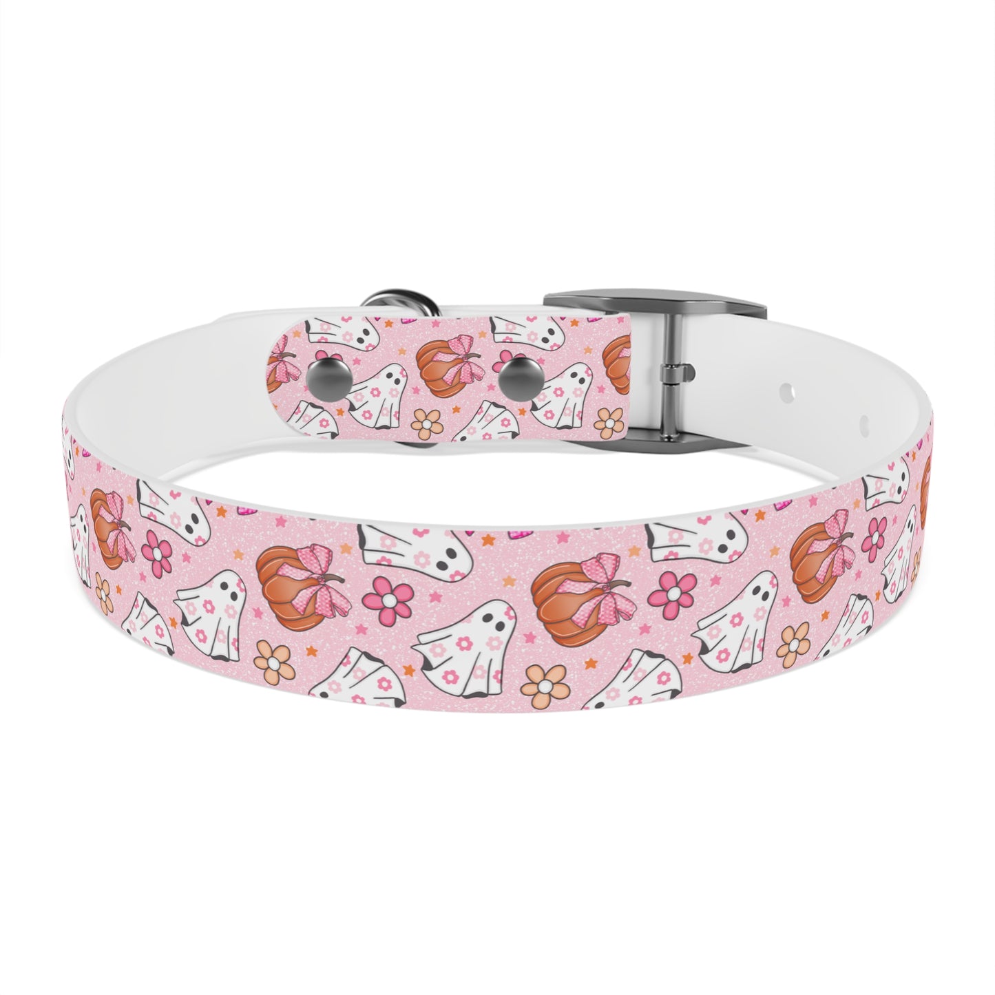 Pink Ghost  - Dog Collar