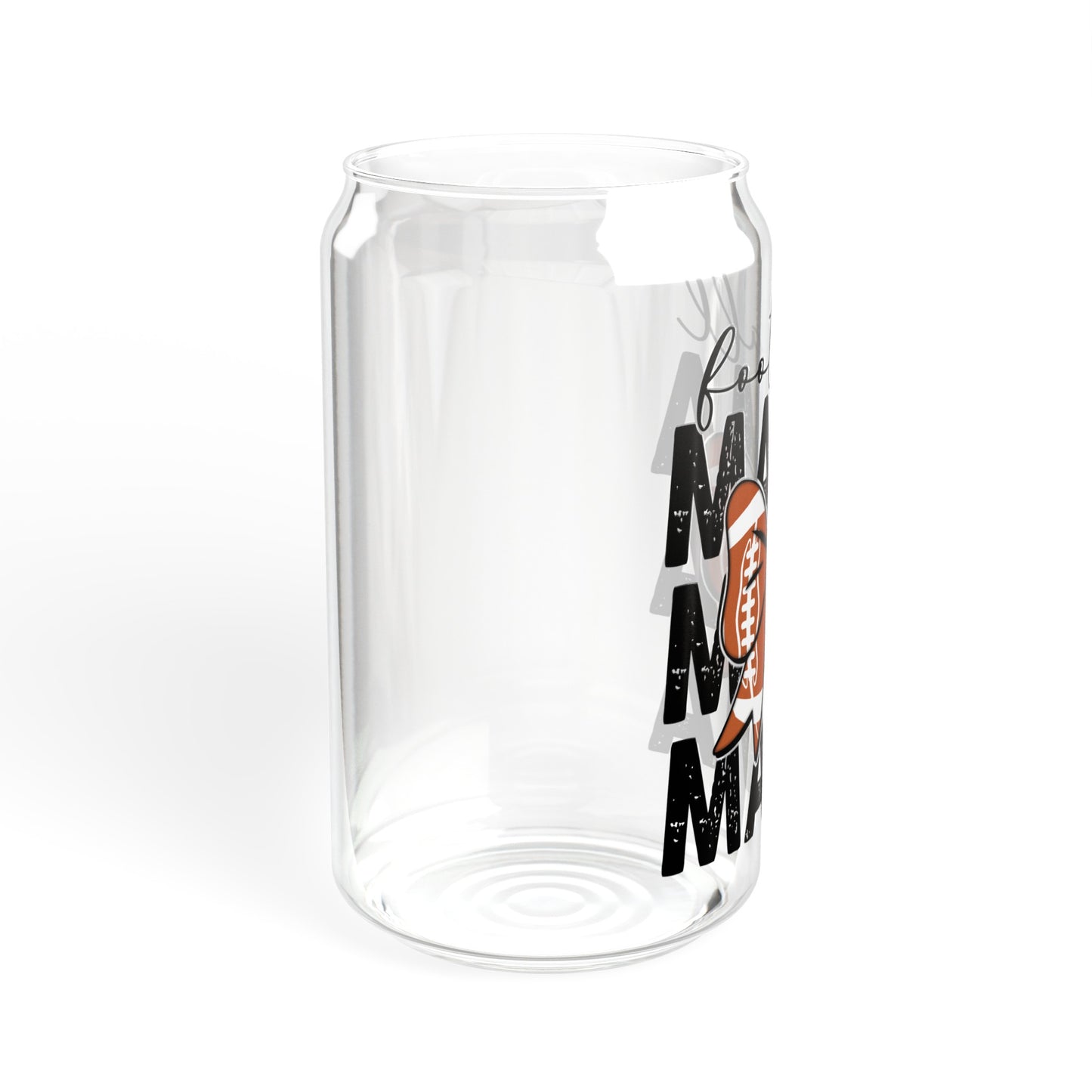 Football Mama - Sipper Glass, 16oz