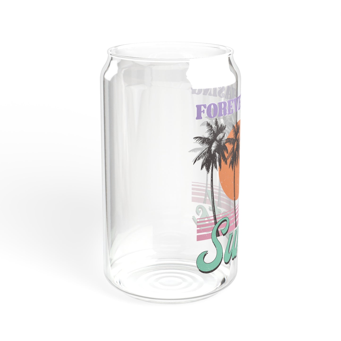 Forever Chasing Sunsets - Sipper Glass, 16oz