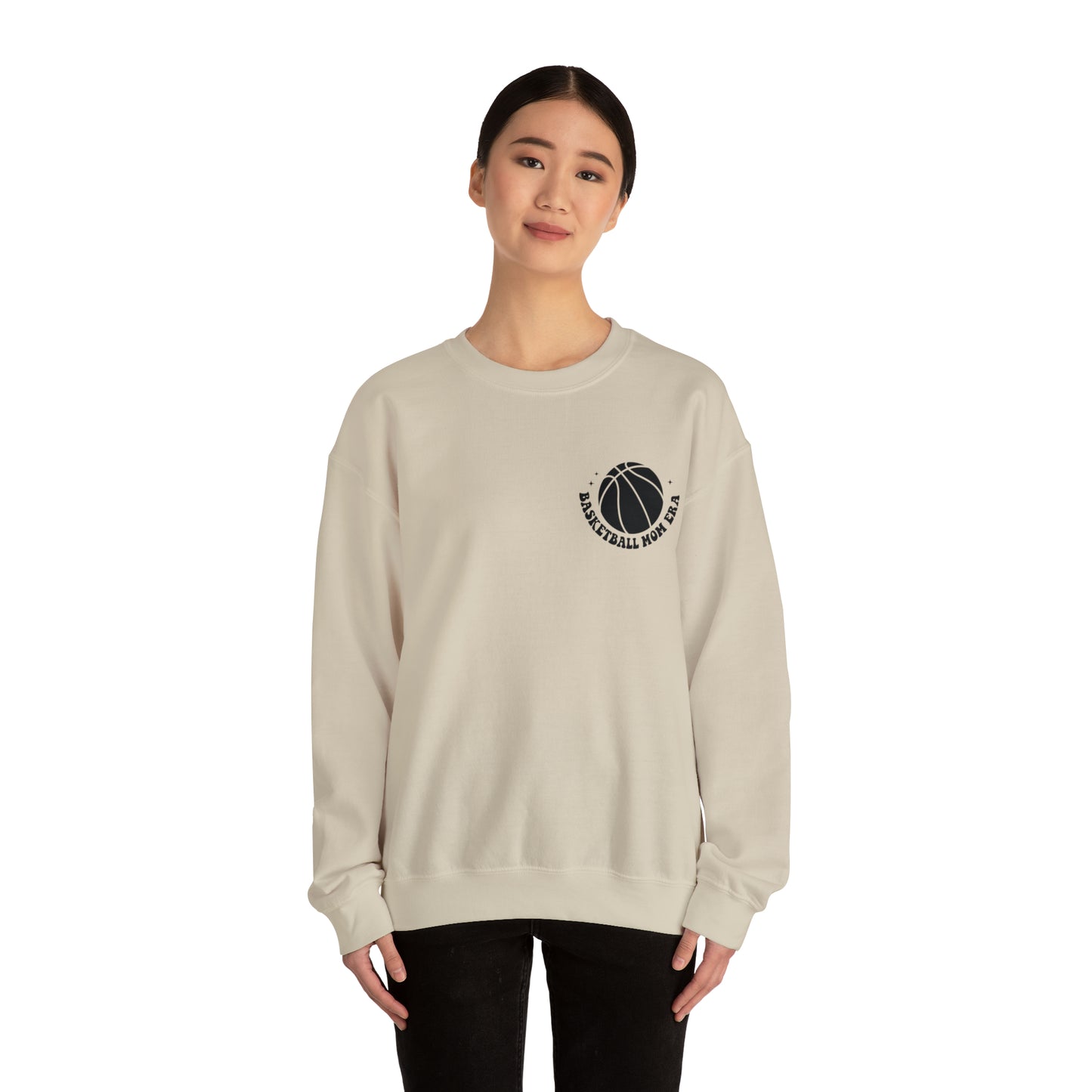 Basketball Mom Era - Unisex Heavy Blend™ Crewneck Sweatshirt