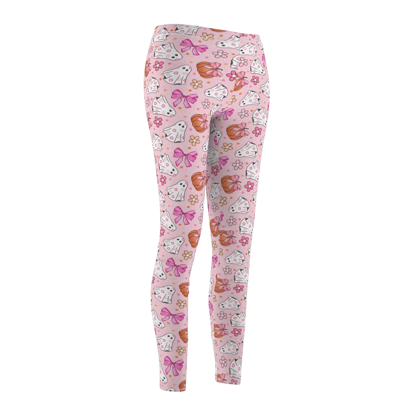 Pink Ghost Halloween - Women's Leggings