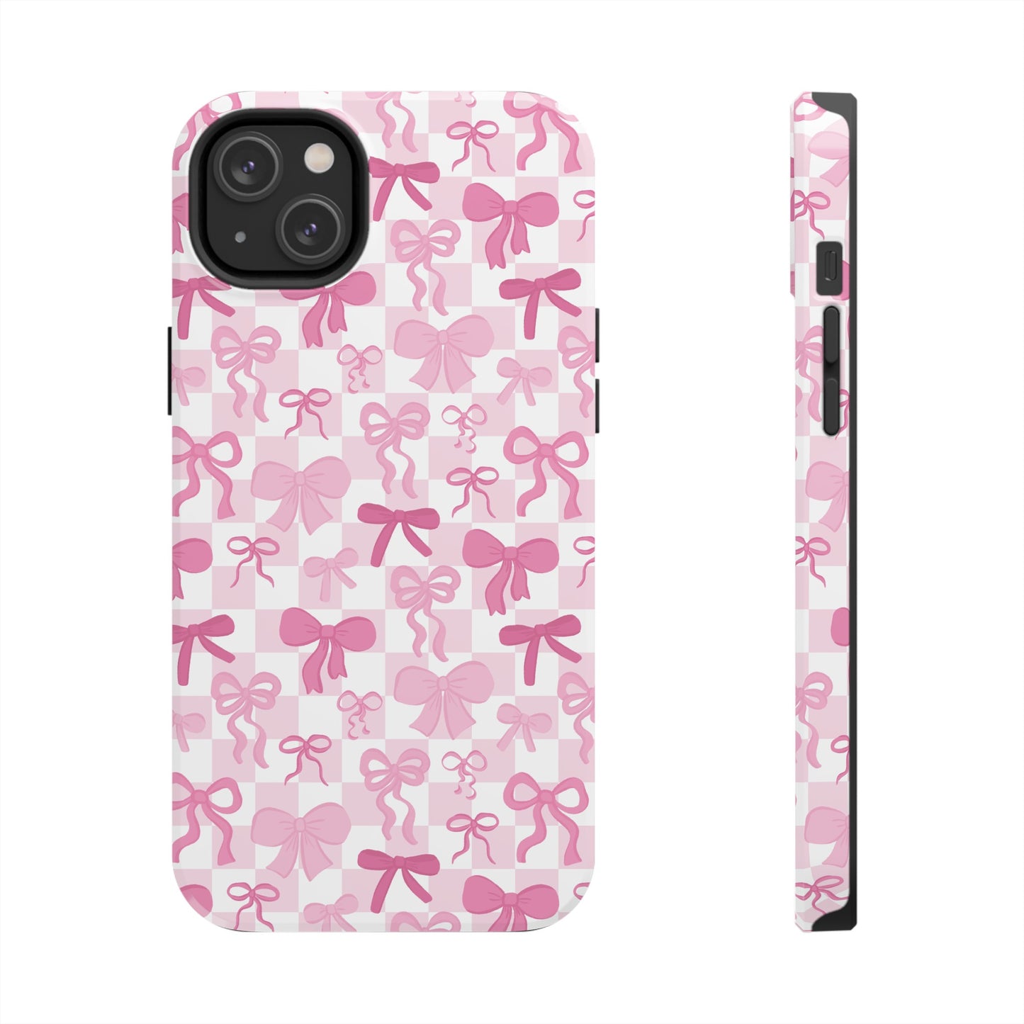 Coquette Pink Bow Girly - Tough Phone Cases