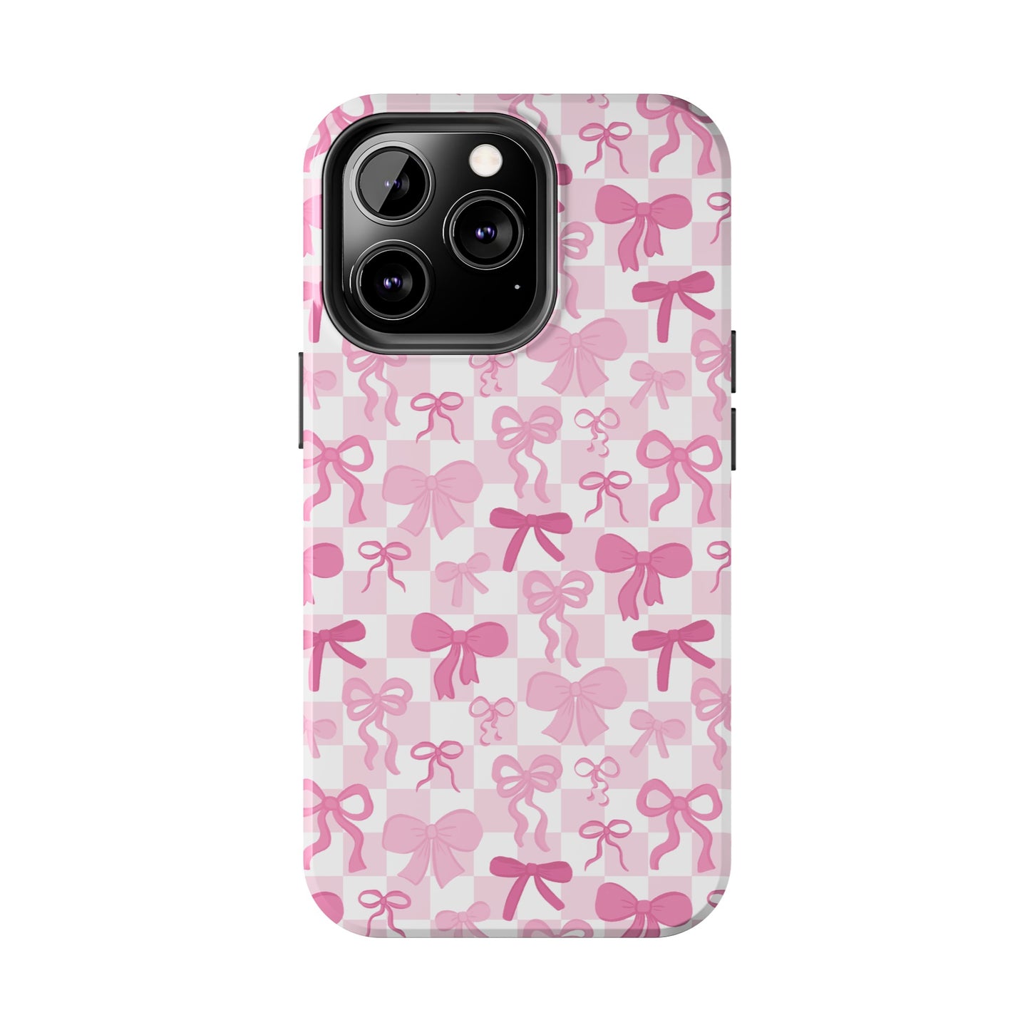 Coquette Pink Bow Girly - Tough Phone Cases