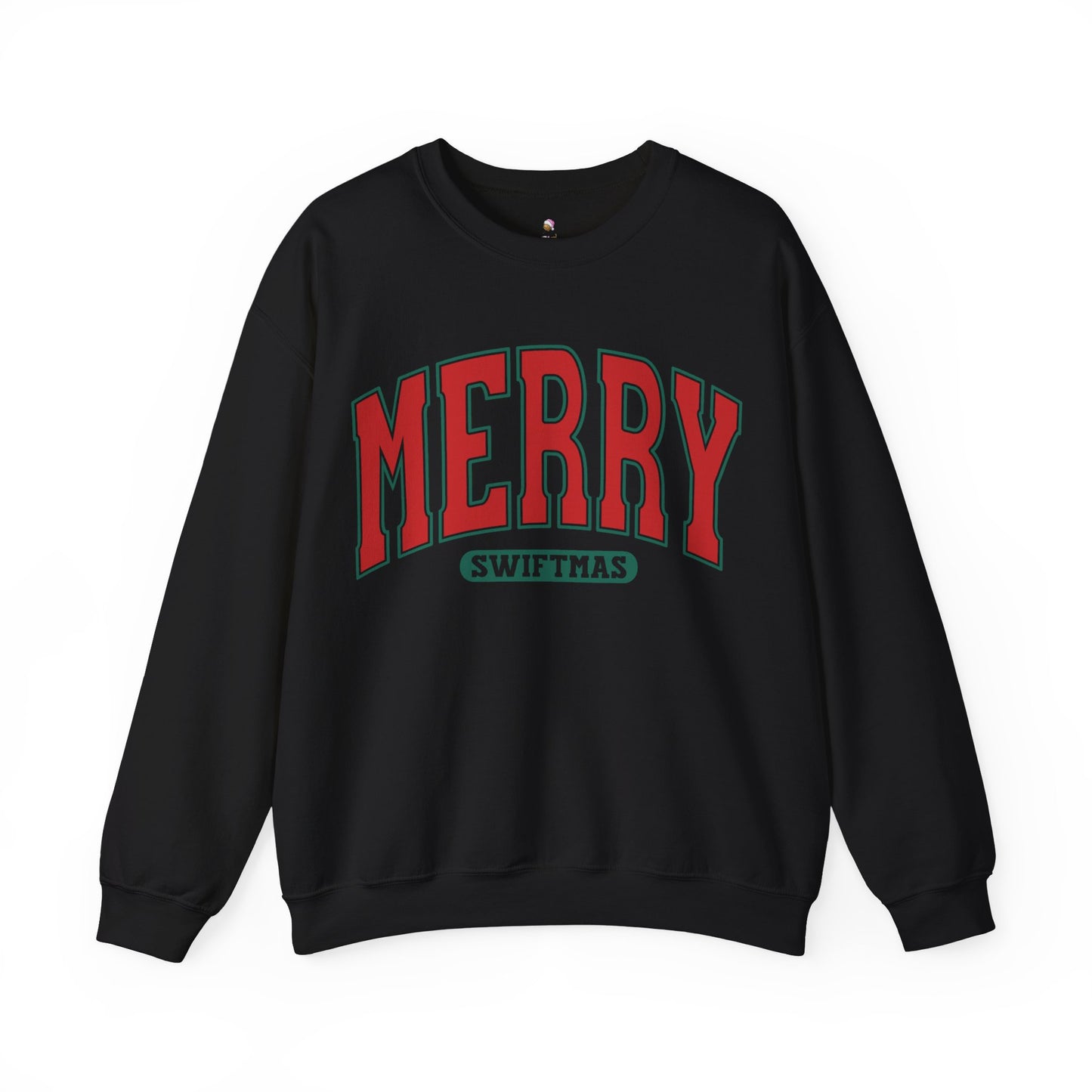 Merry Swiftmas - Red and Green - Taylor - Crewneck Christmas Sweatshirt