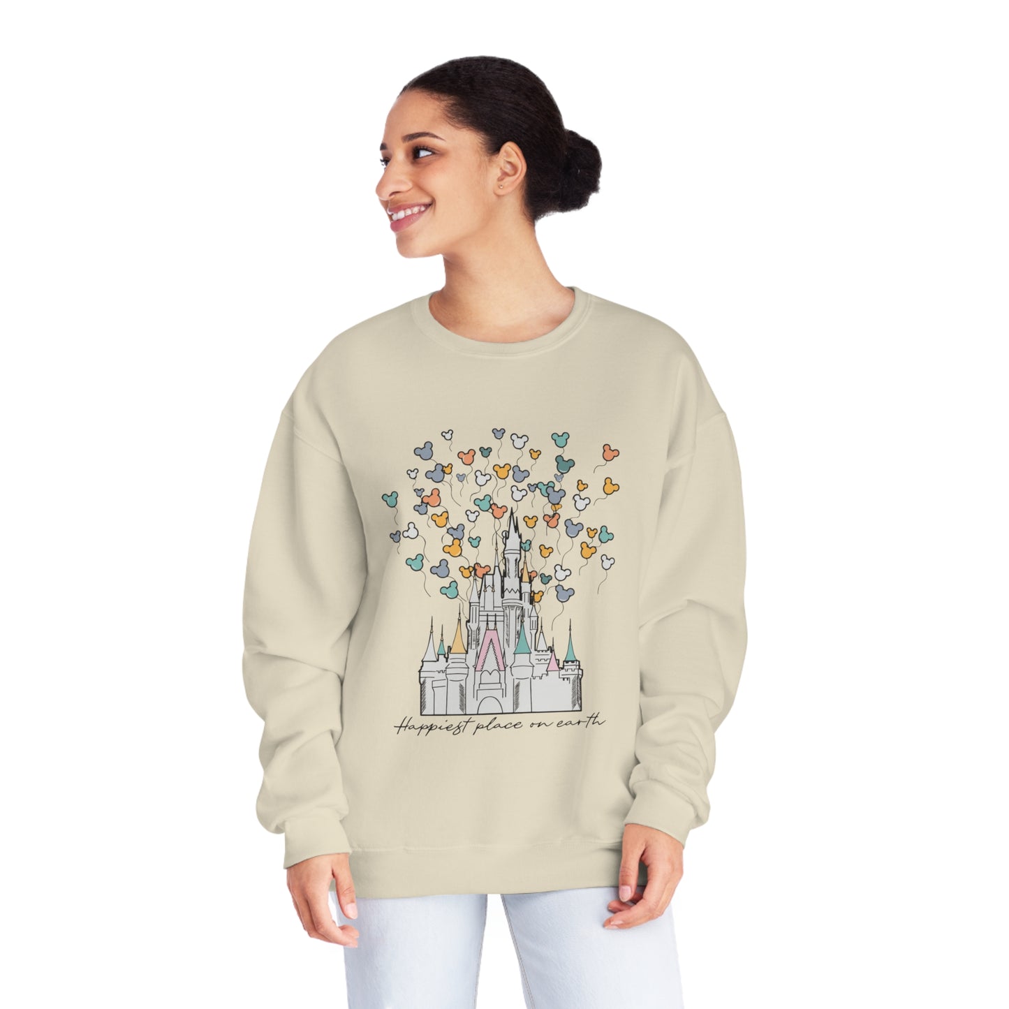 Happiest Place - Unisex NuBlend® Crewneck Sweatshirt