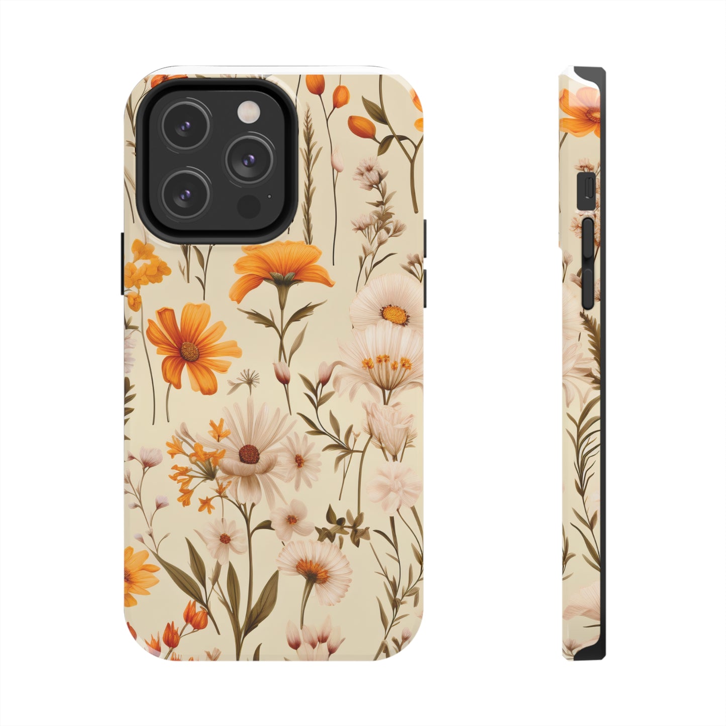 Yellow Floral - Tough Phone Cases