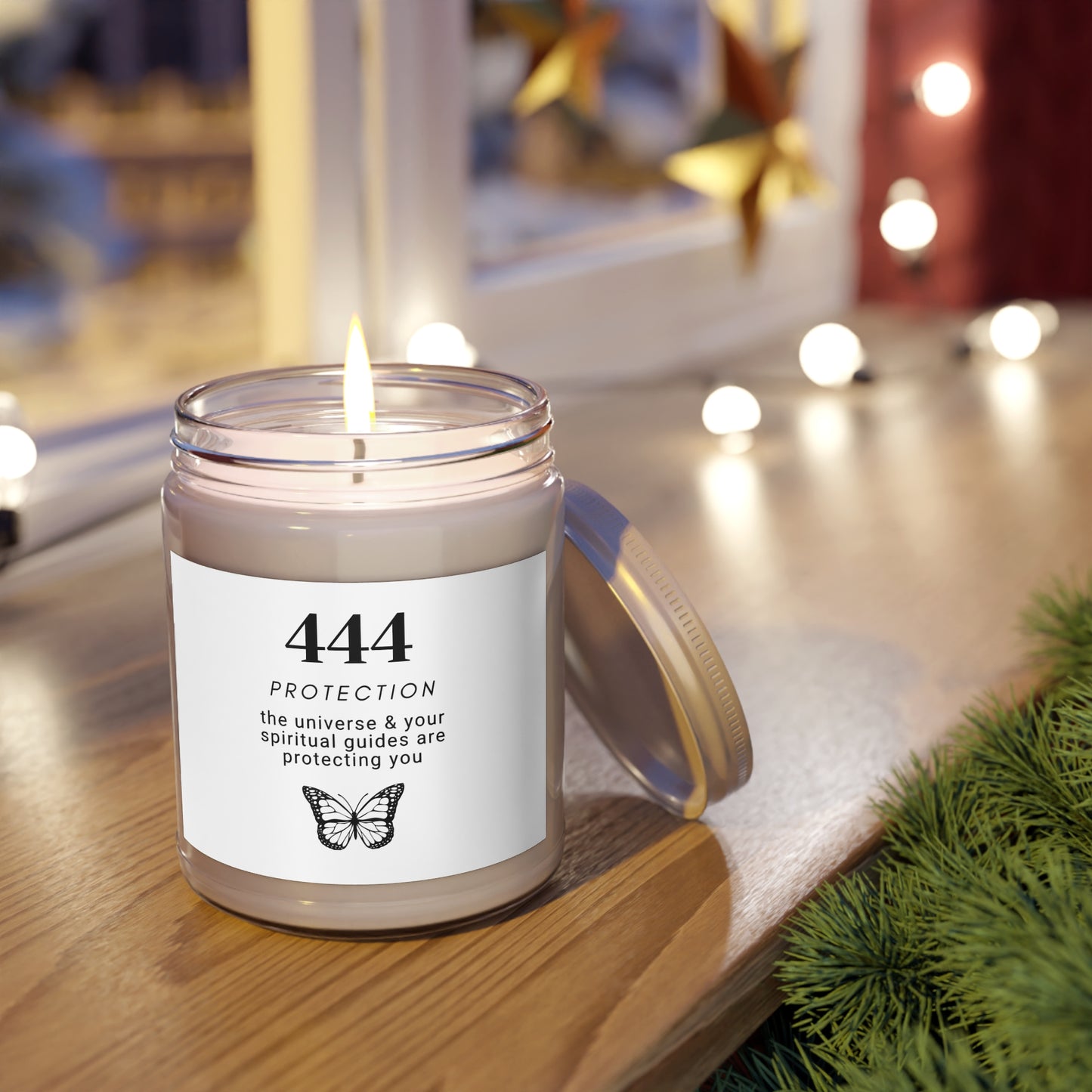 444 - Angel Number - Scented Candle, 9oz