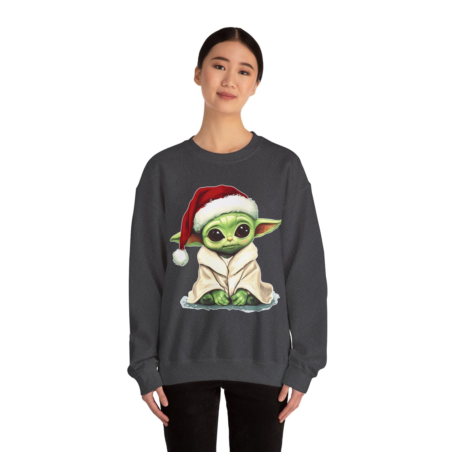 Baby Green Alien Christmas Sweatshirt