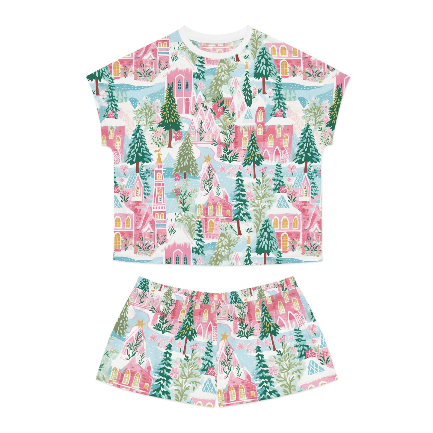 Winter Wonderland - Women's Short Pajama Set