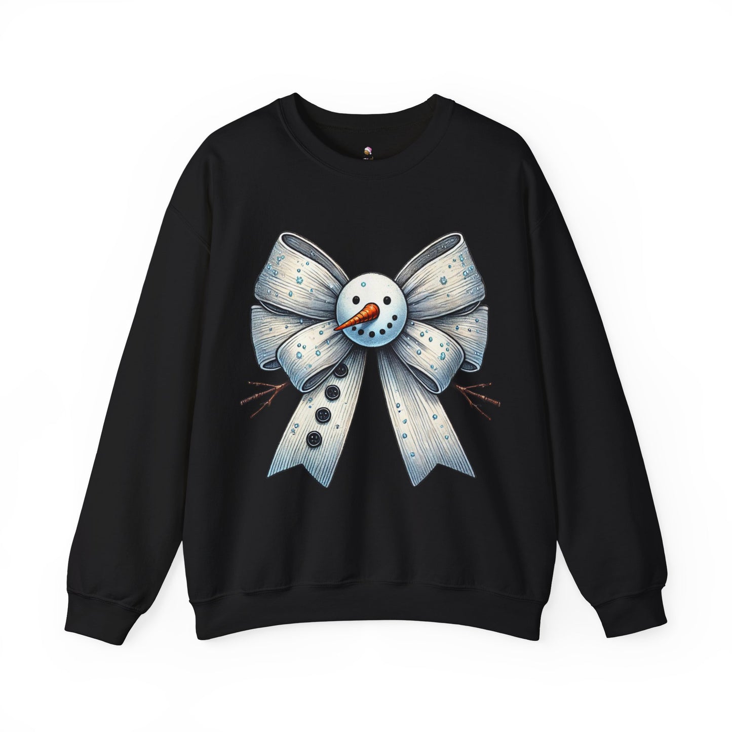 Frosty The Bowman Coquette Crewneck Christmas Sweatshirt