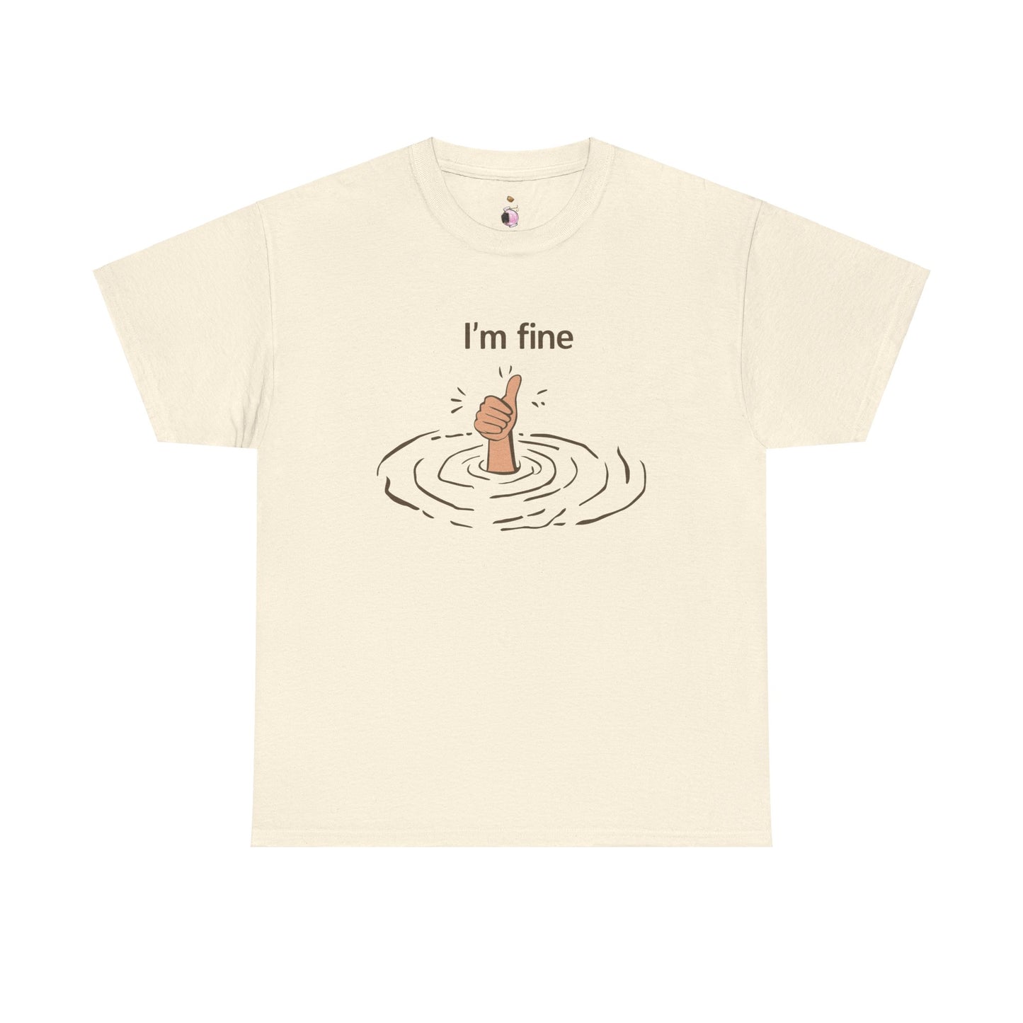 I'm Fine - Unisex Heavy Cotton Tee